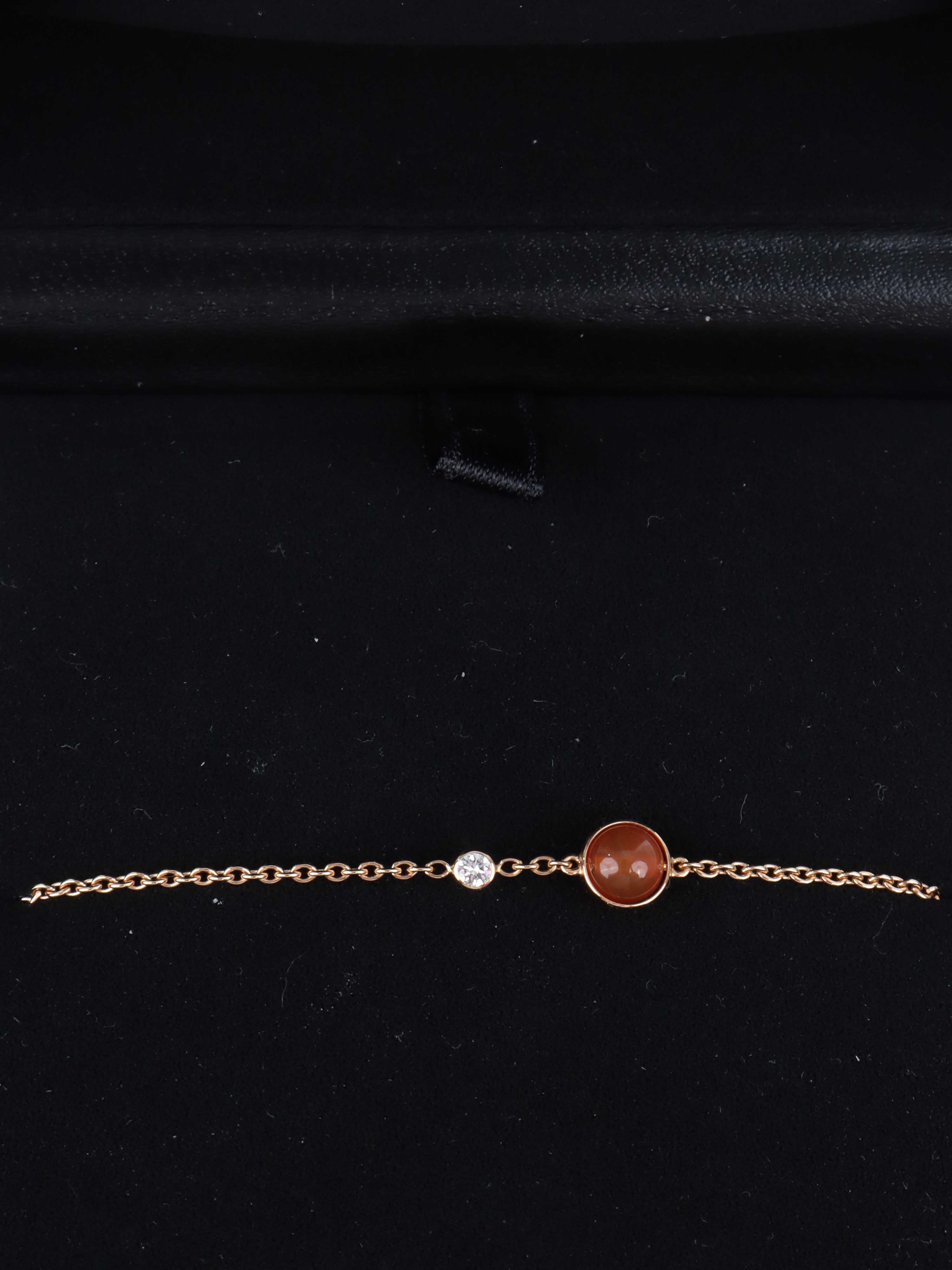 Piaget Rose Gold & Carnelian Possession Bracelet.
