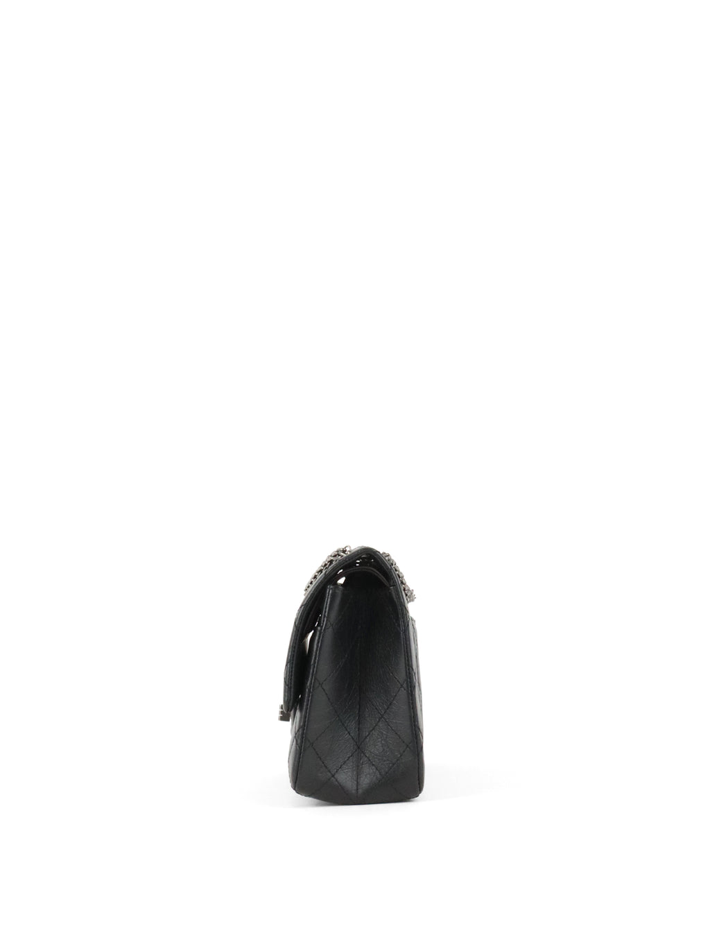 Chanel So Black Medium Classic Flap Reissue 2.55