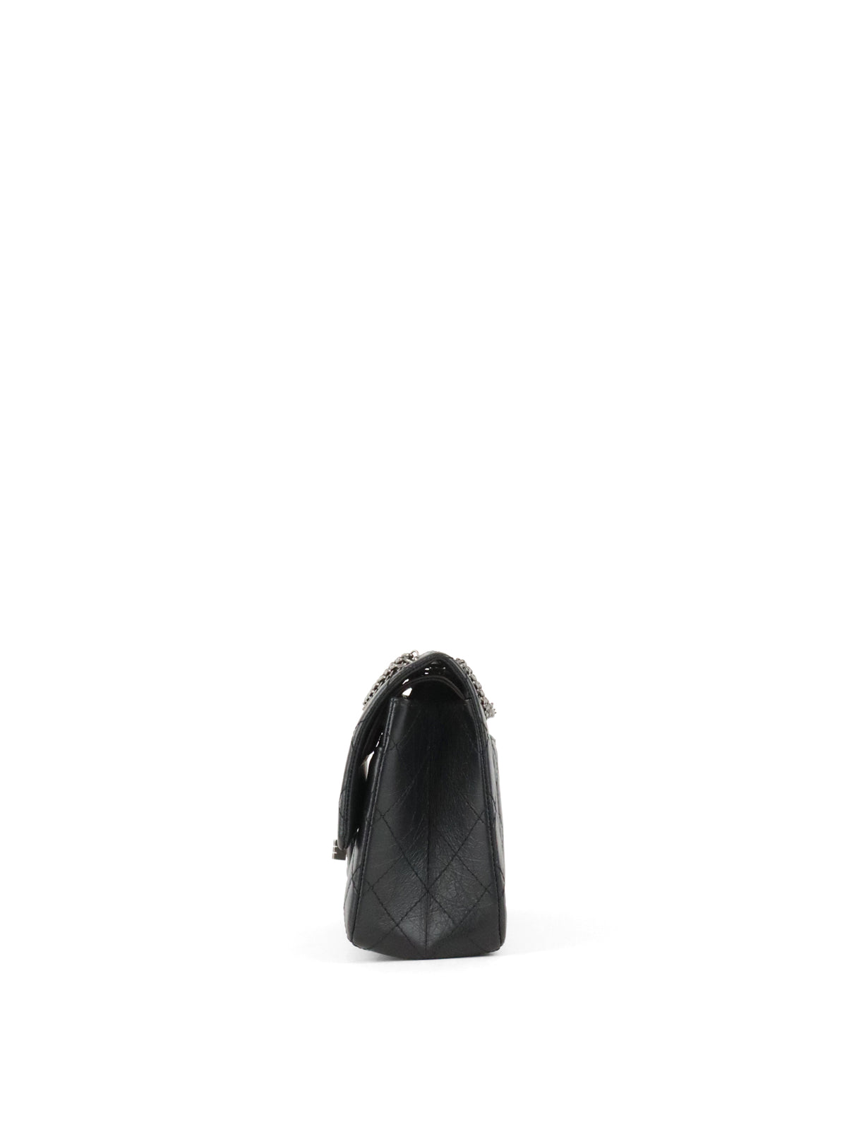 Chanel So Black Medium Classic Flap Reissue 2.55