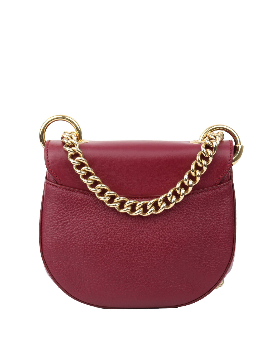 Dolce & Gabbana Burgundy Chain Shoulder Bag.