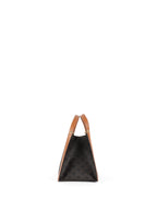 Celine Small Miel Triomphe Canvas Cube Bag