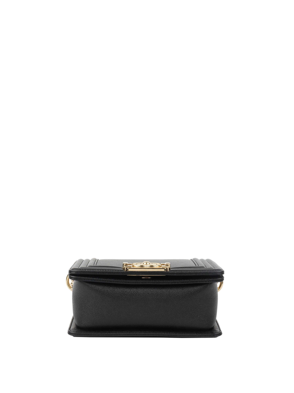 Chanel Black Mini Boy Bag in Calfskin LGHW.