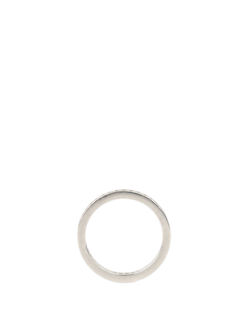 Tiffany & Co Platinum with a Full-circle of Diamonds Ring 2mm band