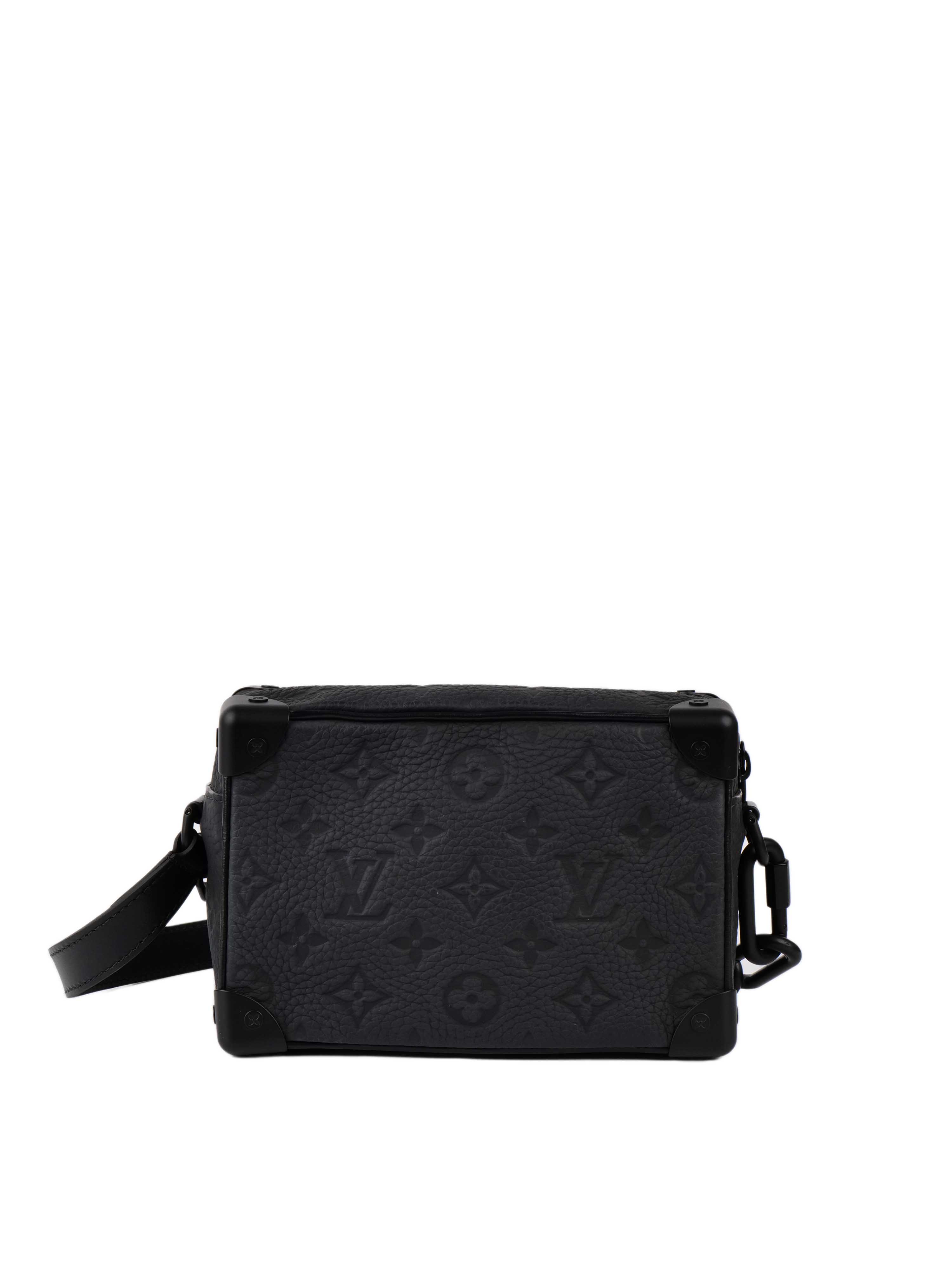 Louis Vuitton Mini Black Monogram Soft Trunk.