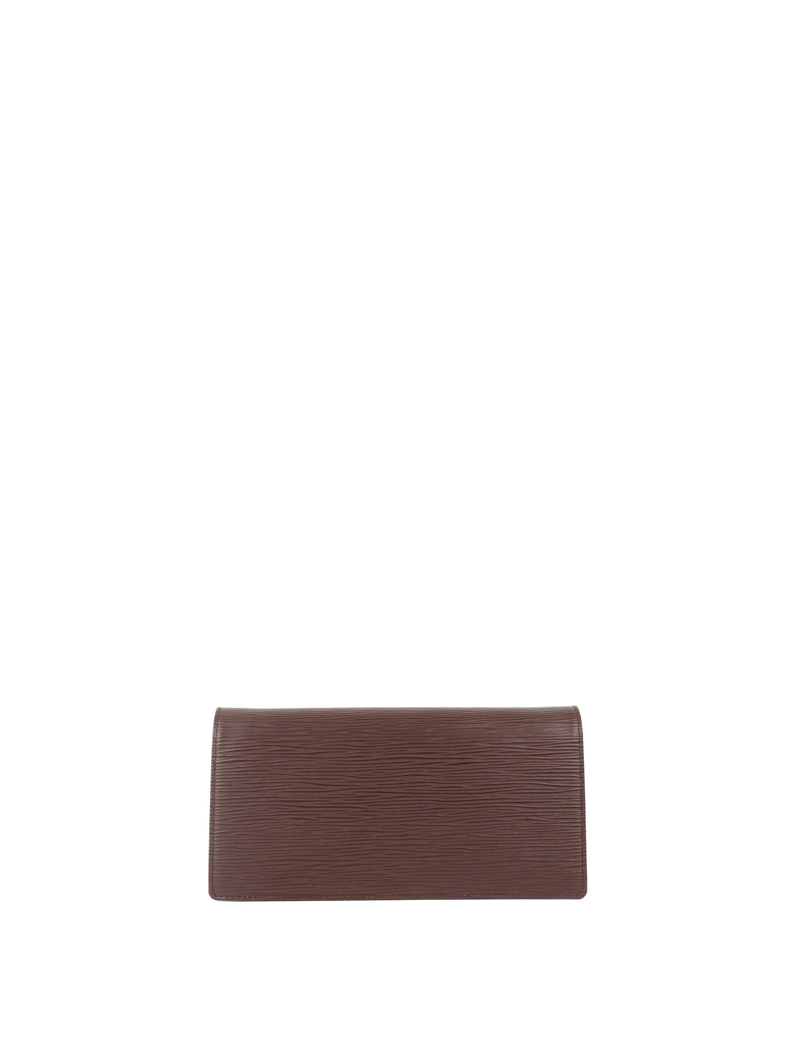 Louis Vuitton Brown Epi Leather Honfleur Clutch