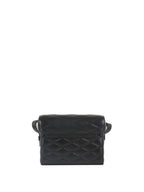 Saint Laurent  Black Quilted Lambskin June Box Shoulder Bag.