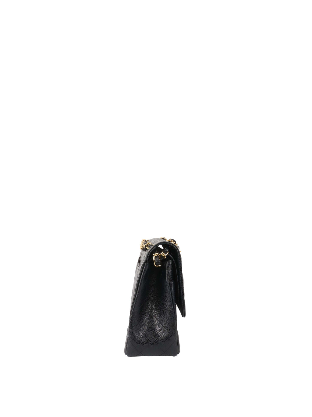 Chanel Classic Jumbo Black Caviar GHW.