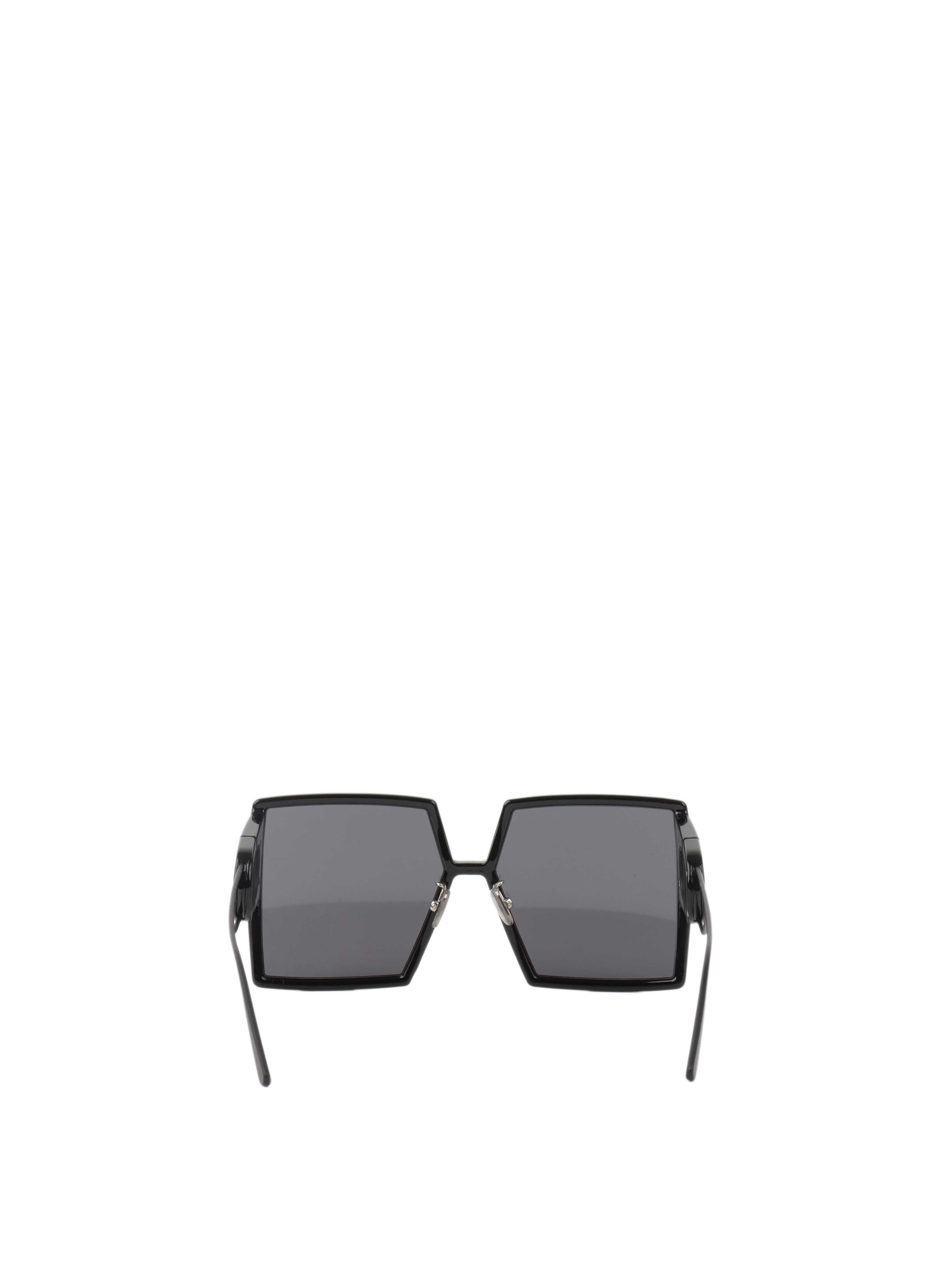 Dior All Black 30Montaigne Sunglasses.