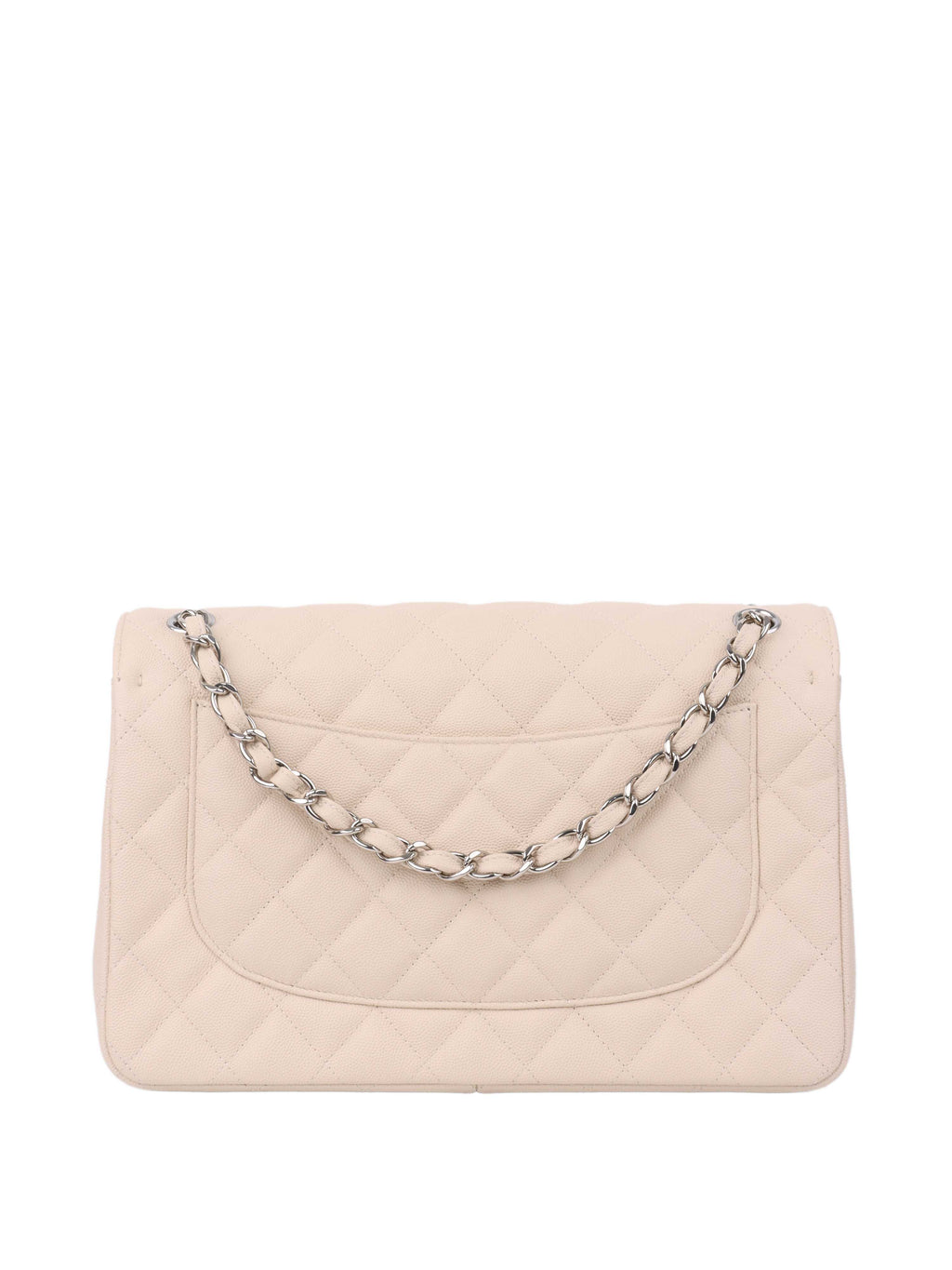 Chanel Jumbo Ivory Caviar Classic Flap.