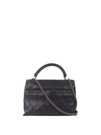Chanel Black Lambskin 2016 Two - Way Bag SHW.