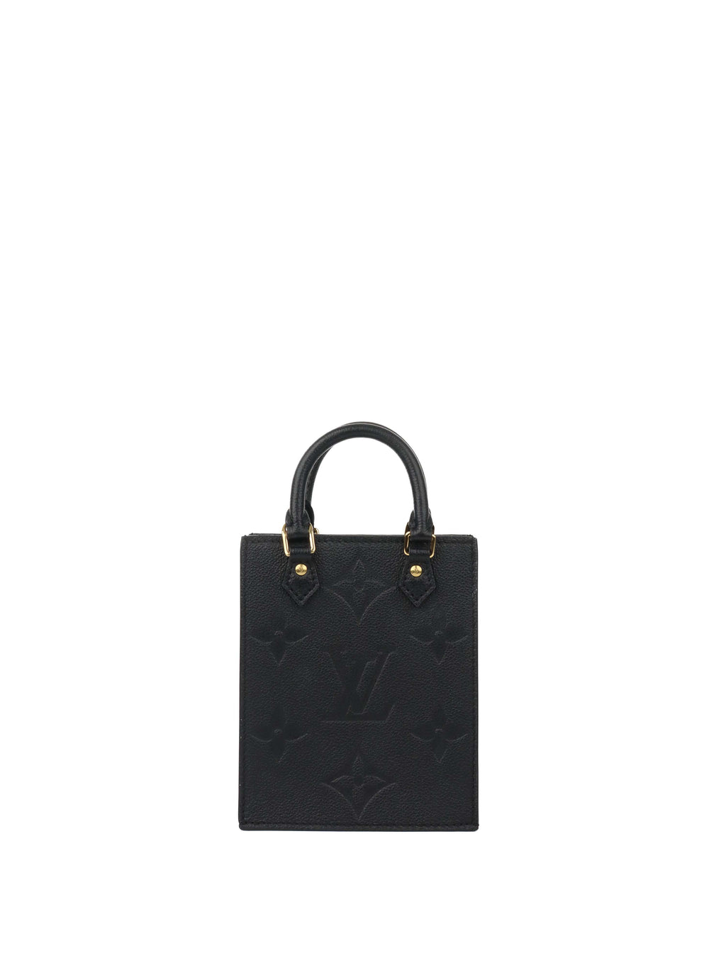 Louis Vuitton Black Mini Sac Plat.