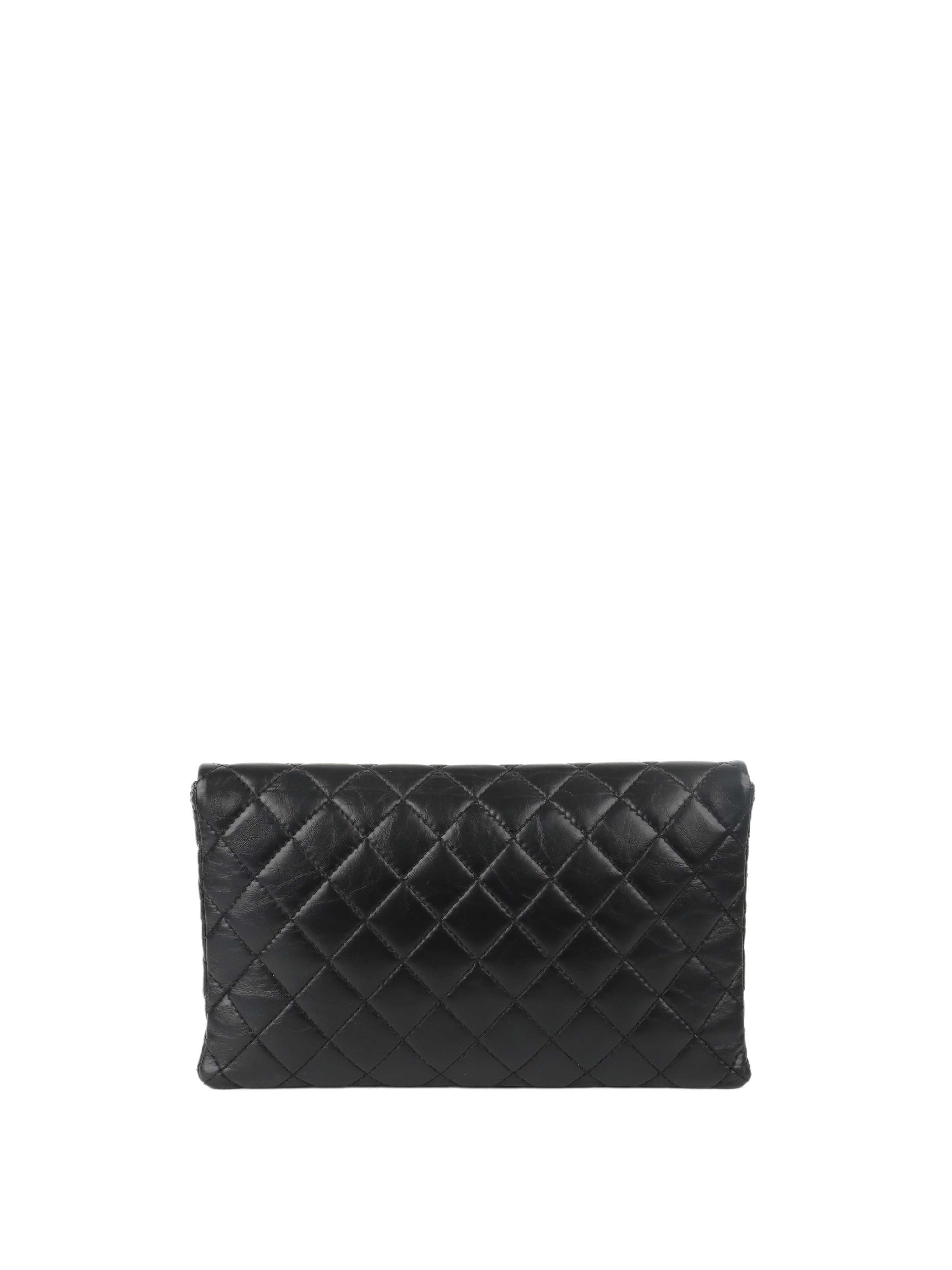 Chanel Black 2.55 Pouch.