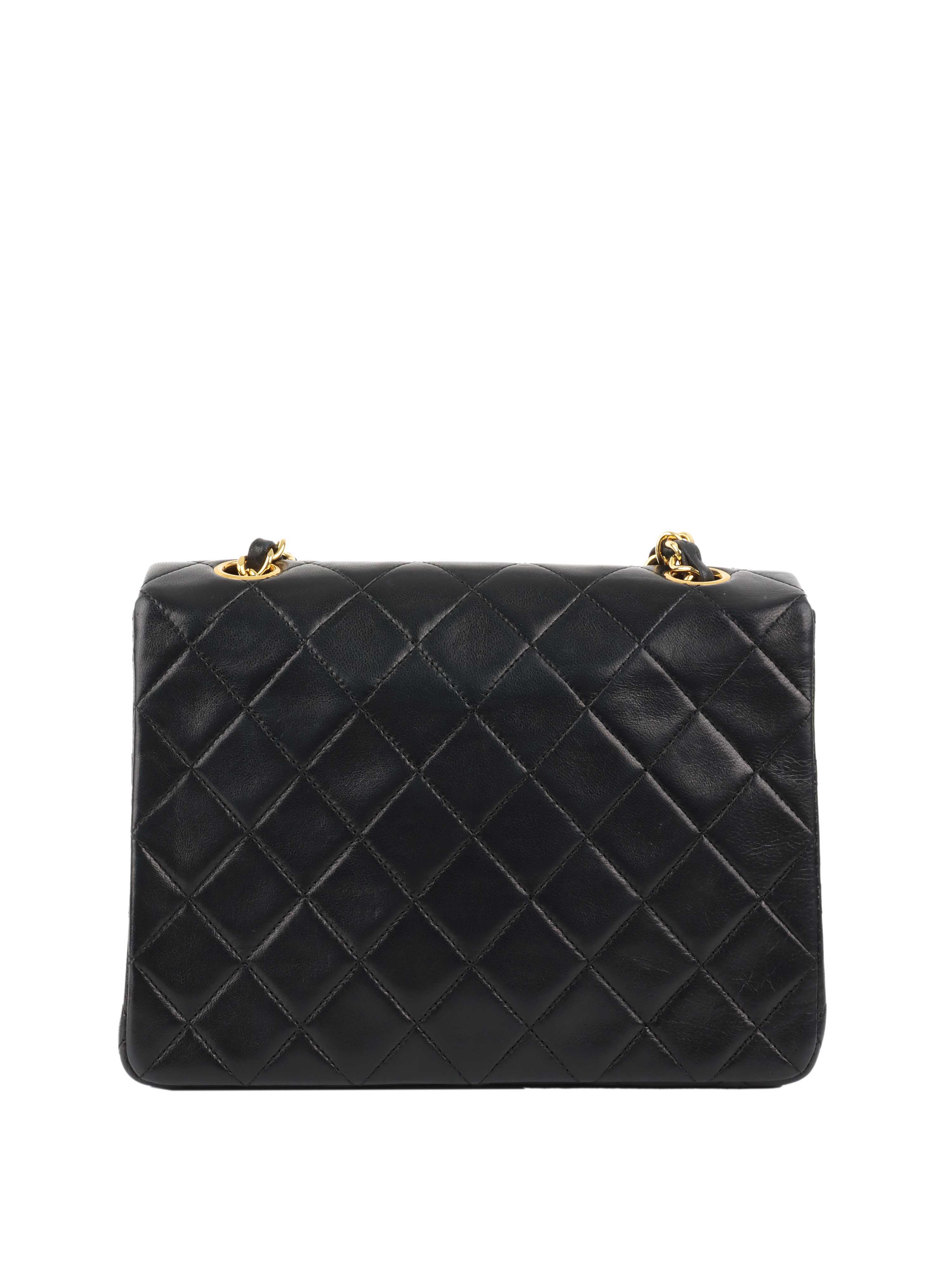 Chanel Black Vintage Lambskin Classic Flap.