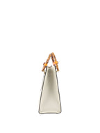 Gucci White Diana Large Tote Bag