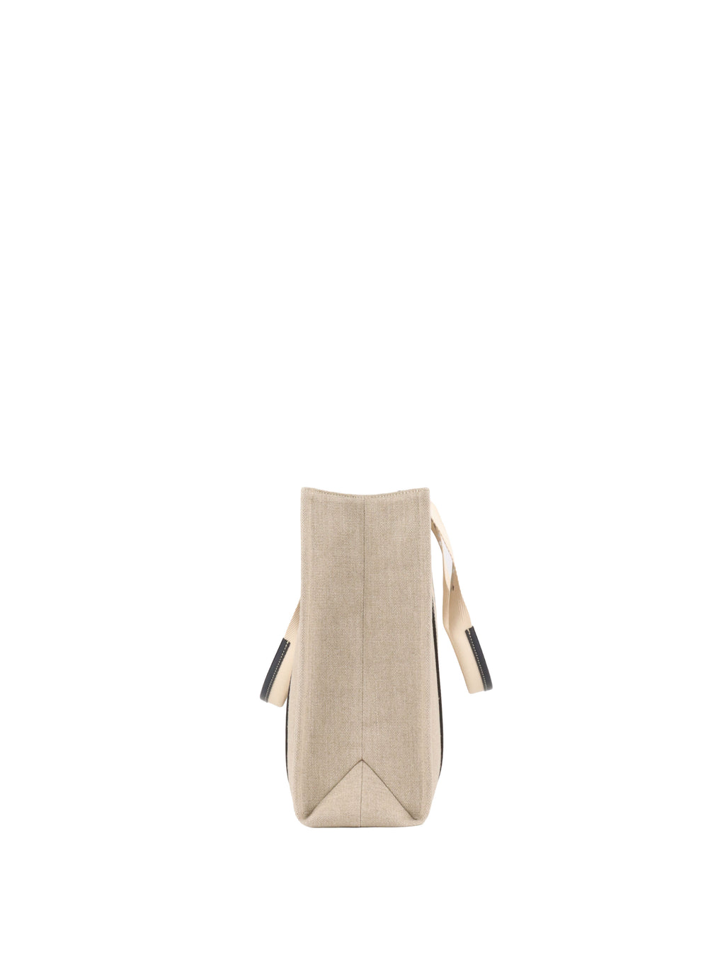 Chloe Large White & Blue Woody Tote Bag in Linen.