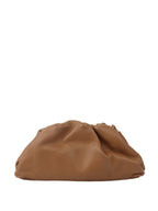 Bottega Veneta Mini Pouch in Tan.