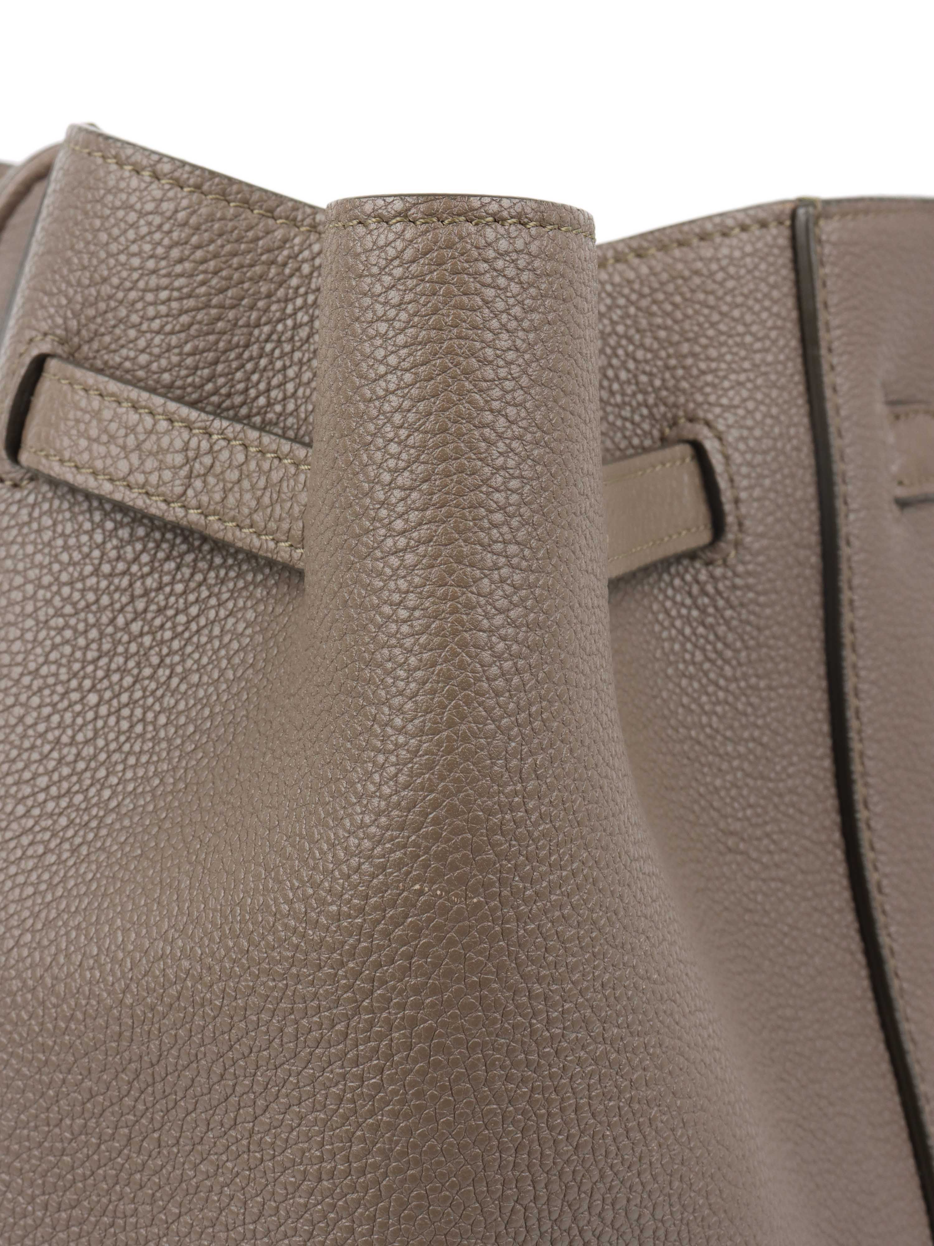 Celine Dark Grey Phantom Tote Bag.