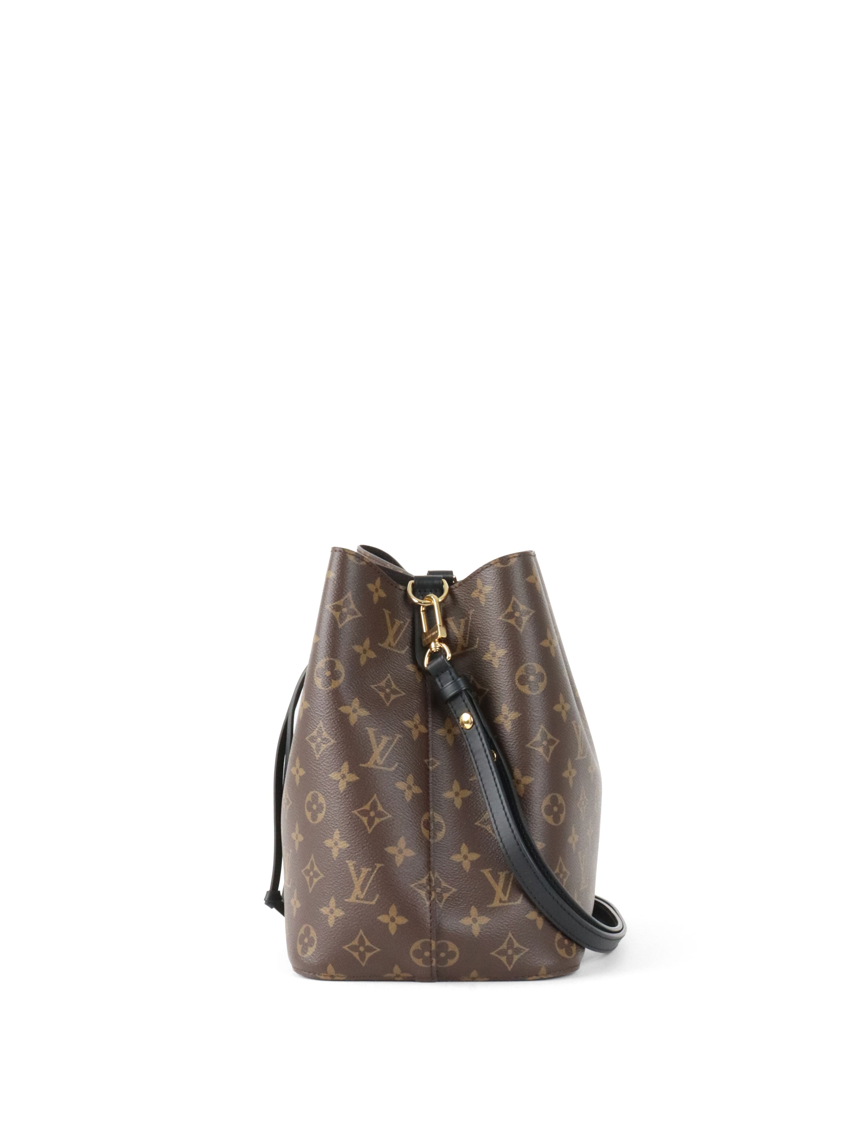 Louis Vuitton Black Monogram NéoNoé Bag.