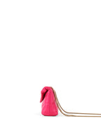 Saint Laurent Bright Pink Toy Puffer Bag