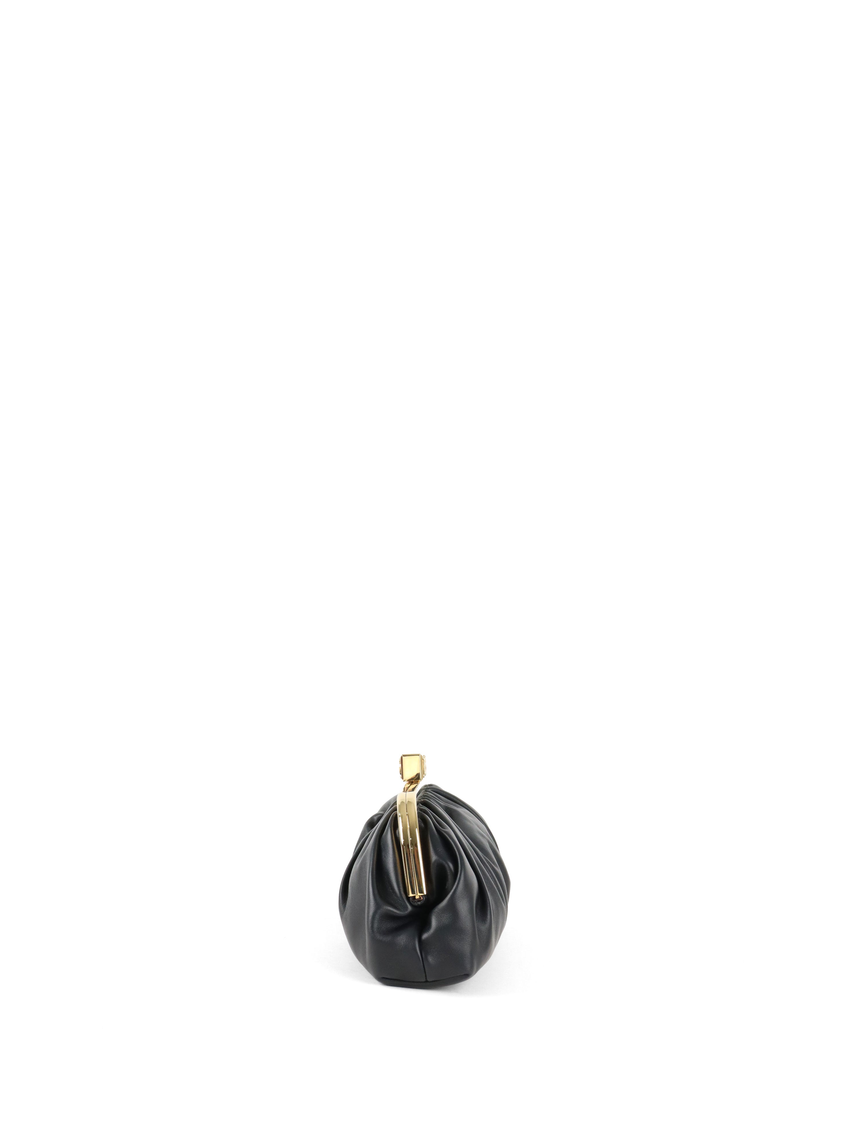Dolce & Gabana Black Maria Nappa Leather Clutch GHW