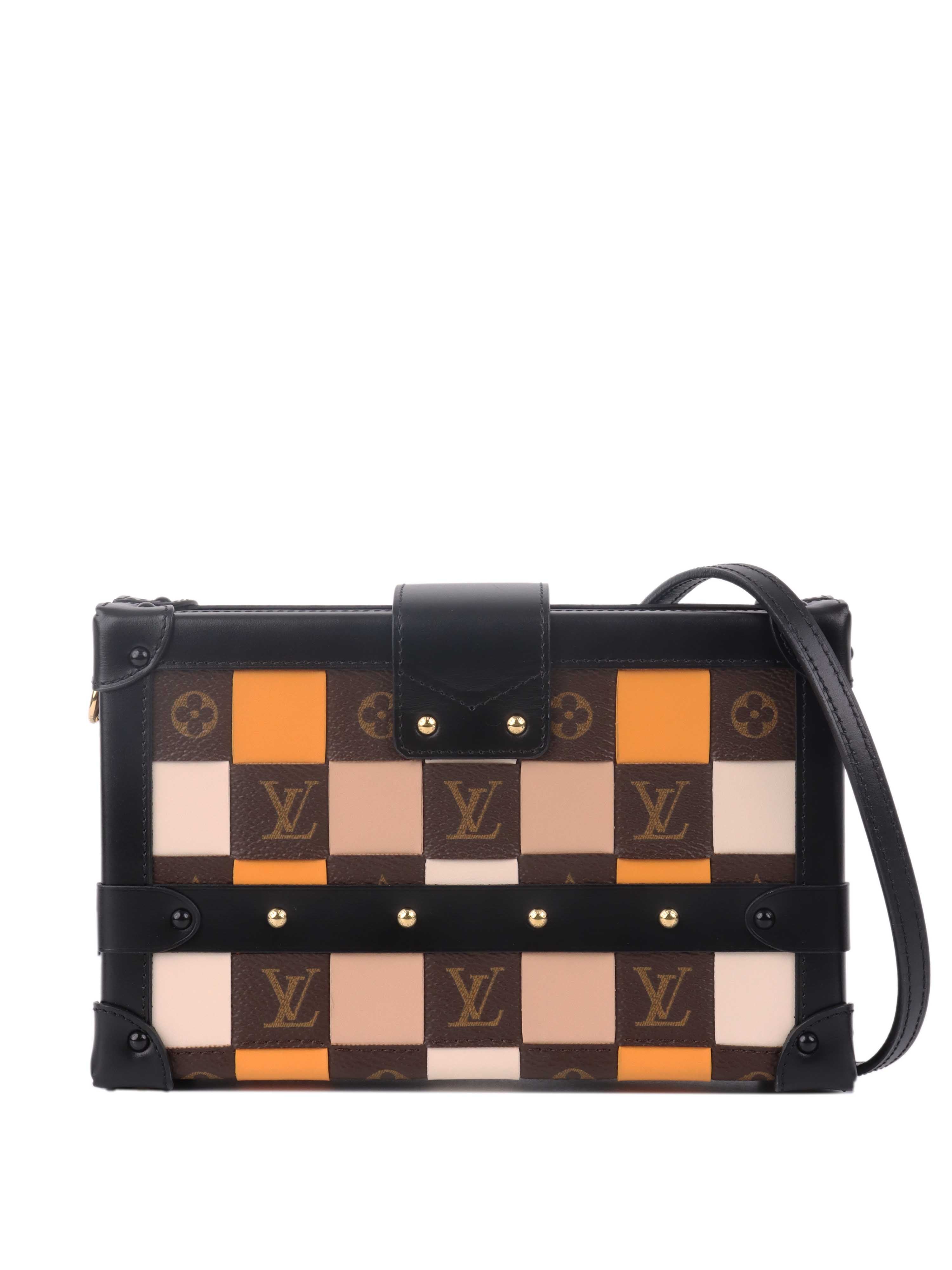Louis Vuitton Monogram Tressage Petite Malle.
