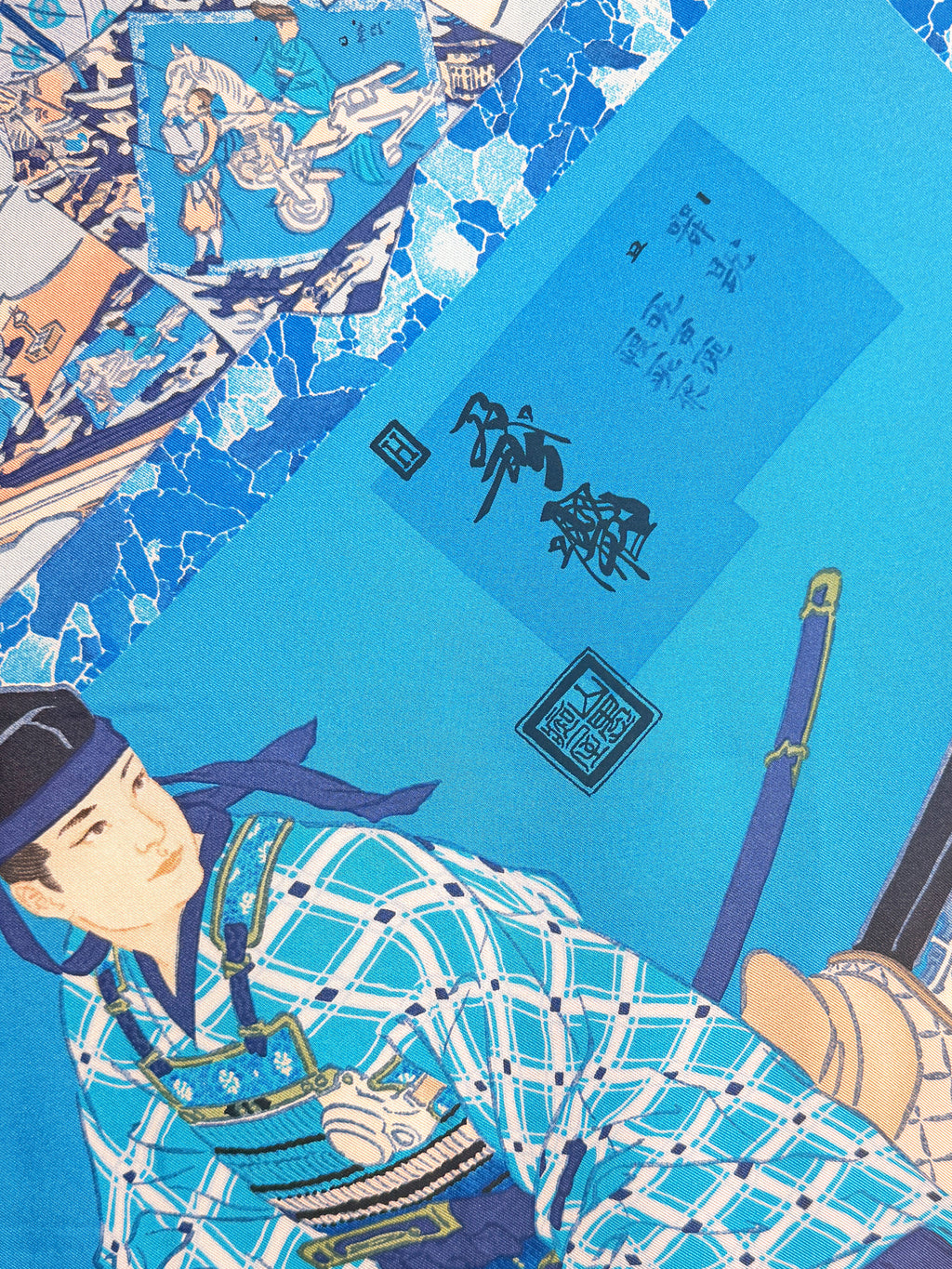Hermes Les Artisans d'Hermes 2020 Akira Yamaguchi Scarf