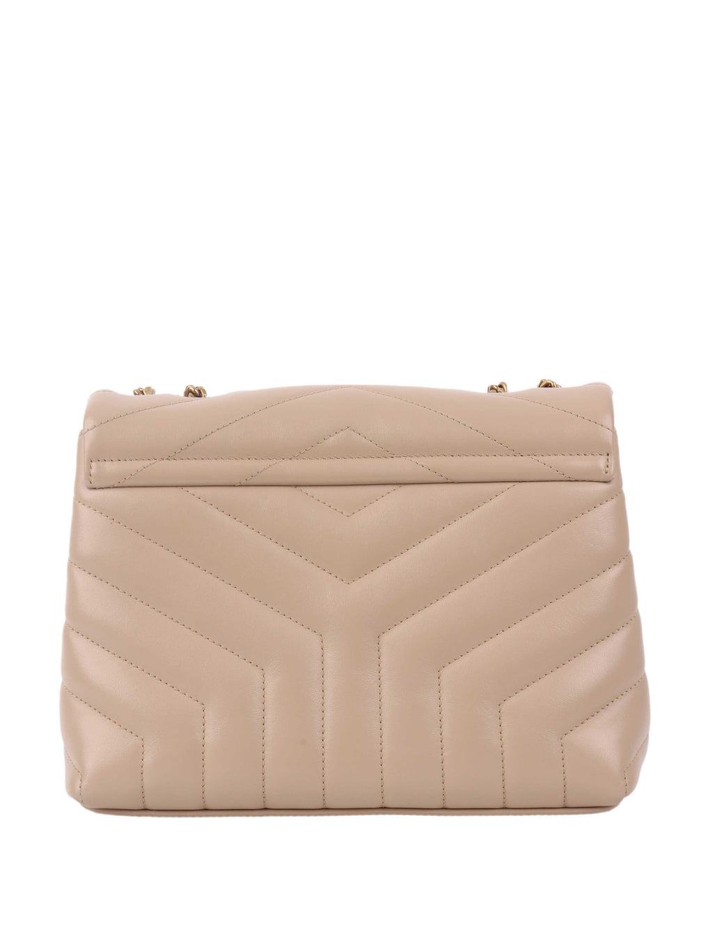 Saint Laurent Small Beige Loulou Bag.