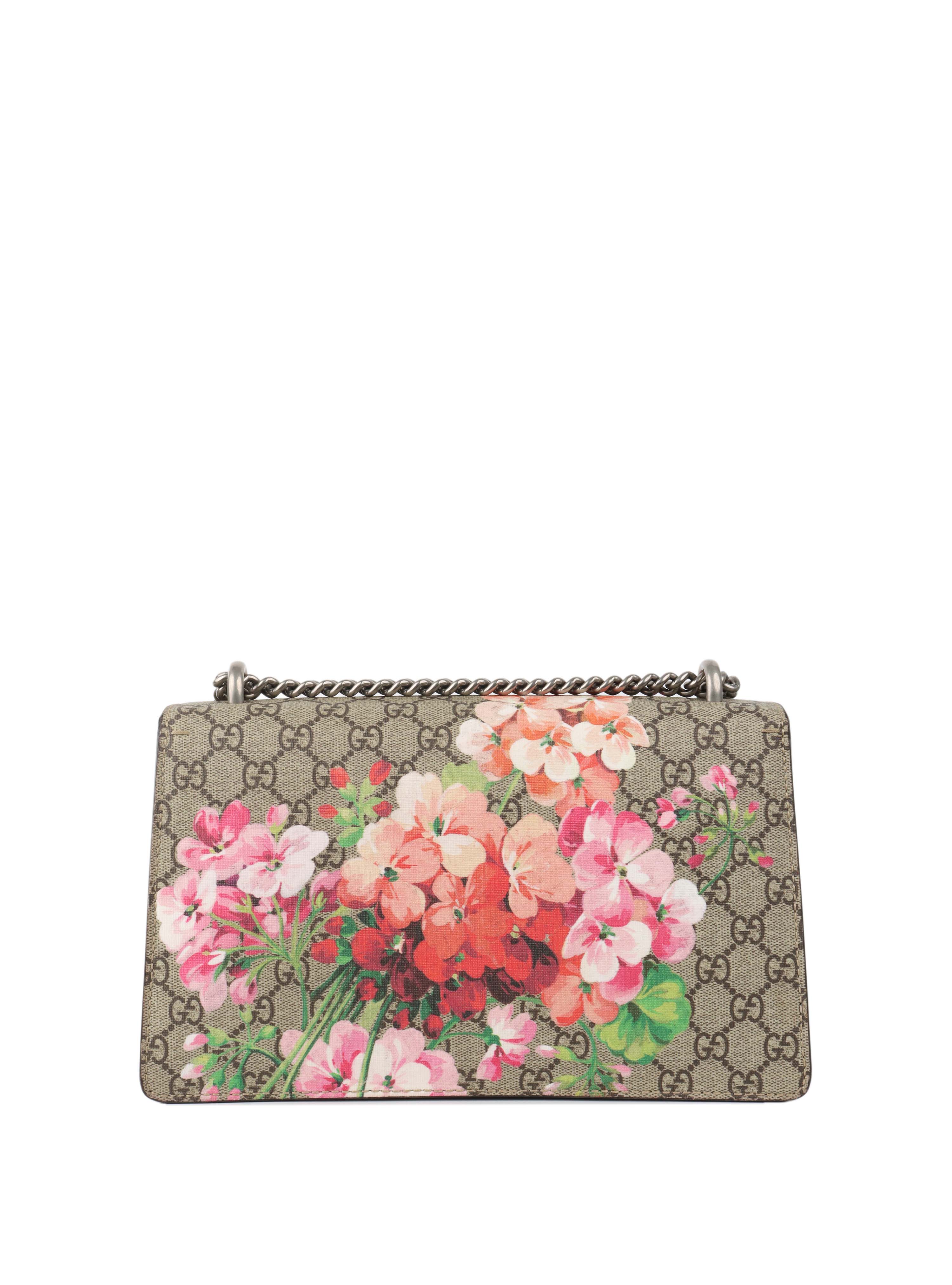 Gucci Small Dionysus Supreme Bloom Bag.