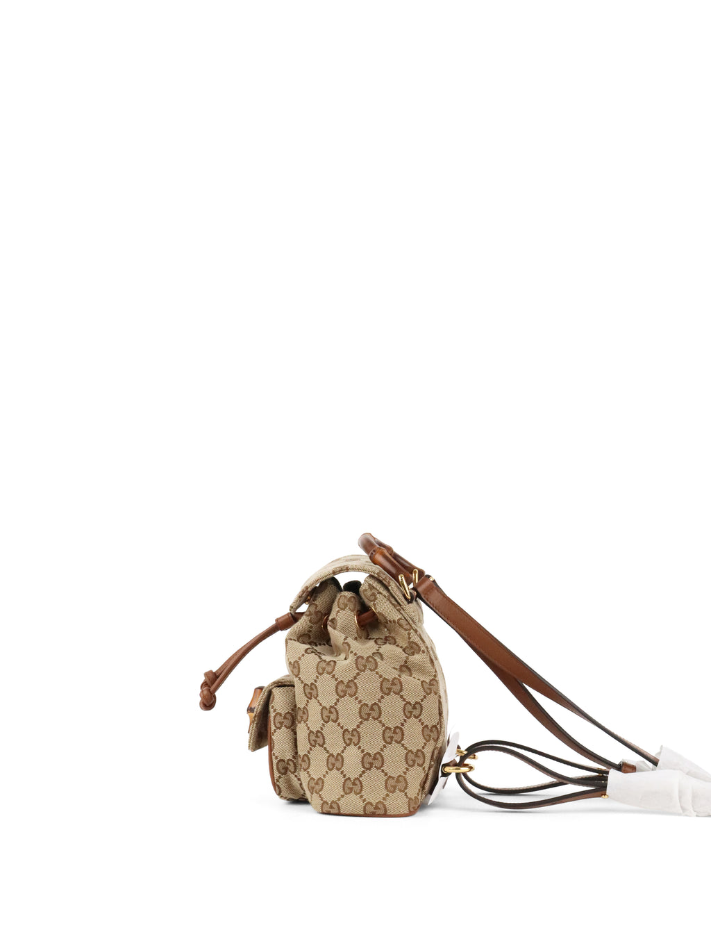 Gucci Bamboo GG Canvas Mini Backpack