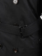 Burberry Black Trench Coat.