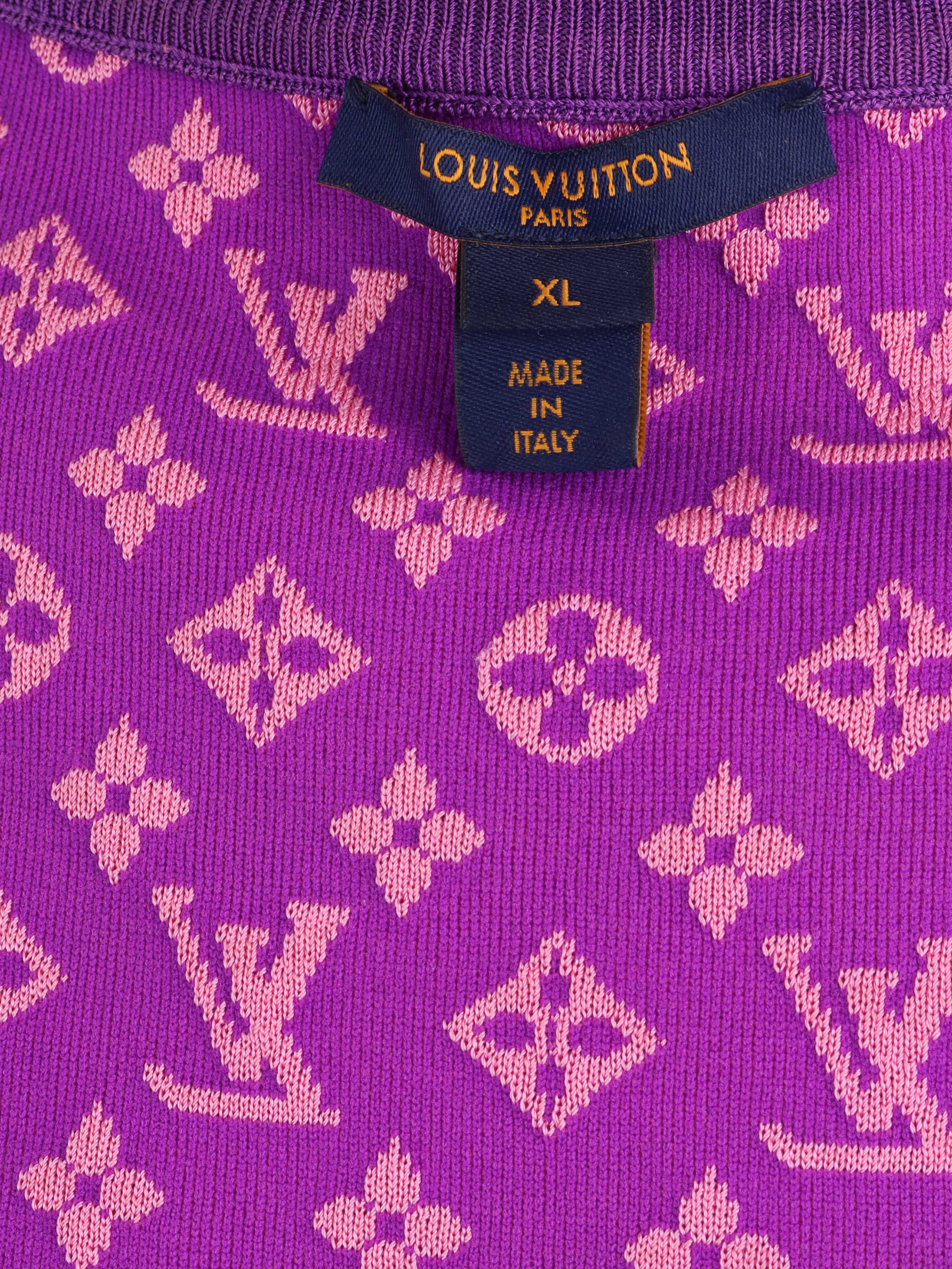 Louis Vuitton Pink & Purple Monogram T-Shirt.