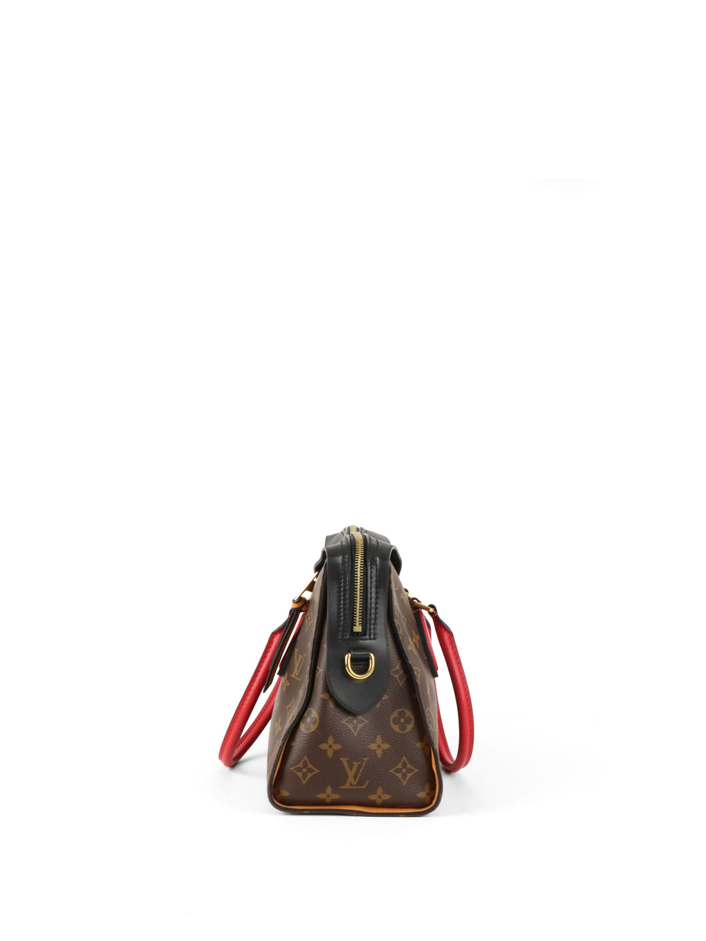 Louis Vuitton Black & Red Monogram Tuileries Bag