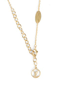 Louis Vuitton Blanc LV Iconic Enamel Necklace