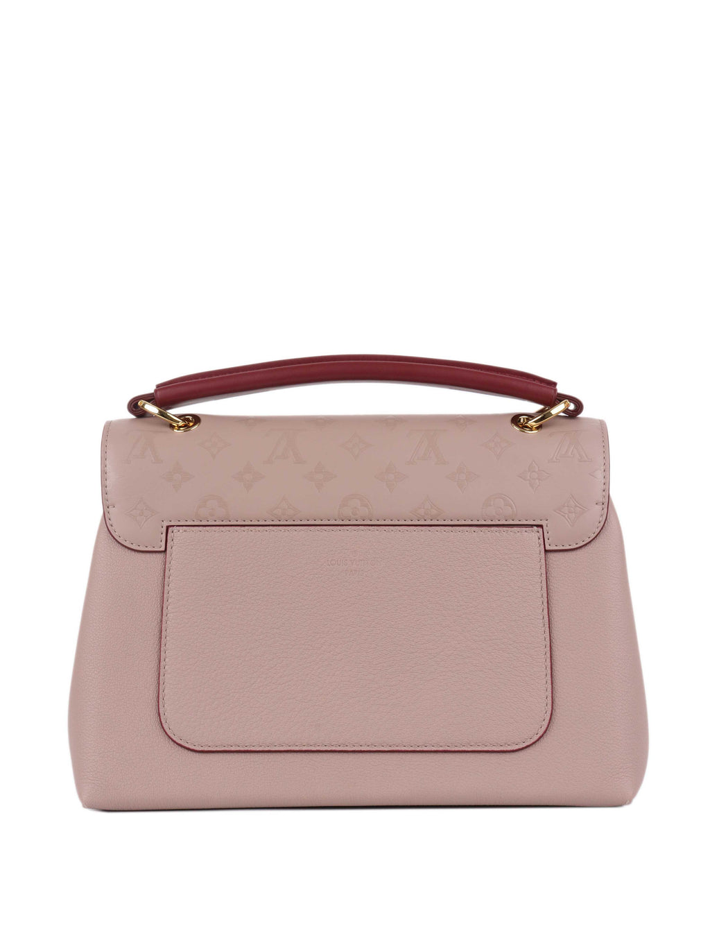 Louis Vuitton Taupe & Red Very One Handle Bag.