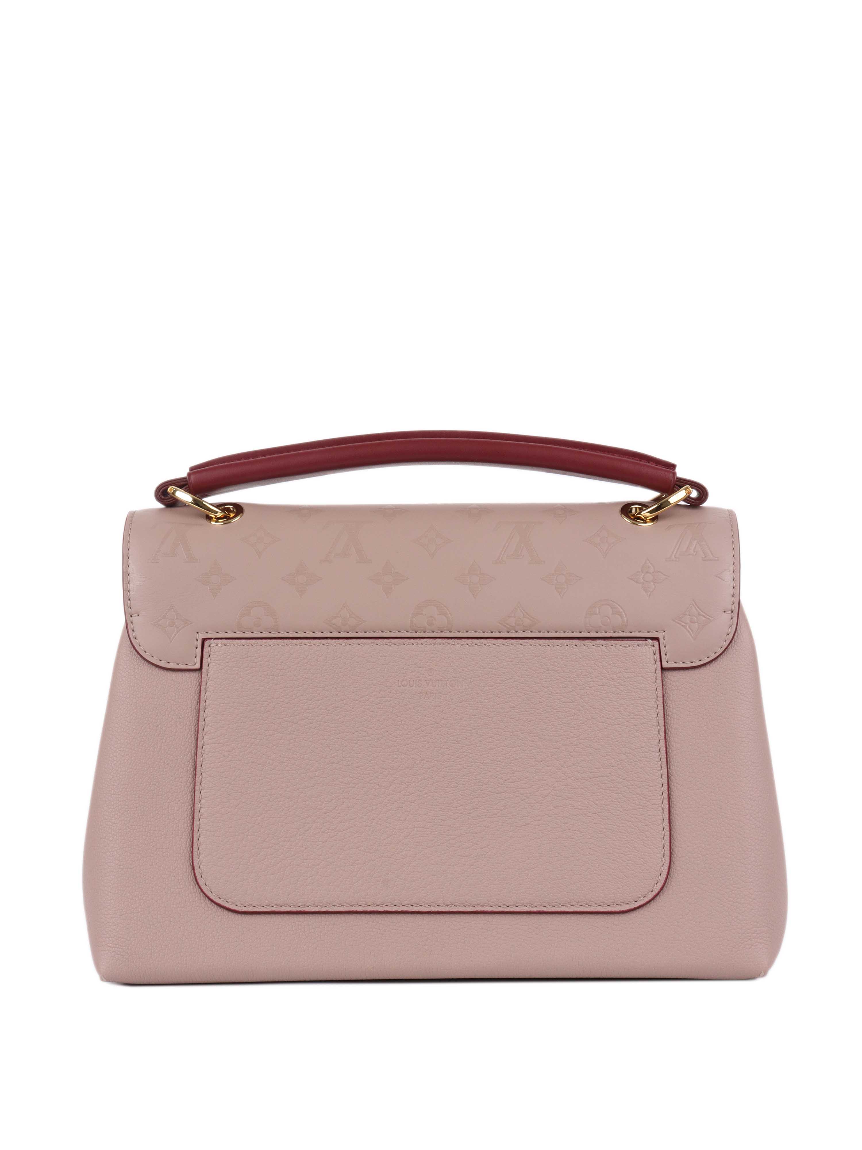 Louis Vuitton Taupe & Red Very One Handle Bag.