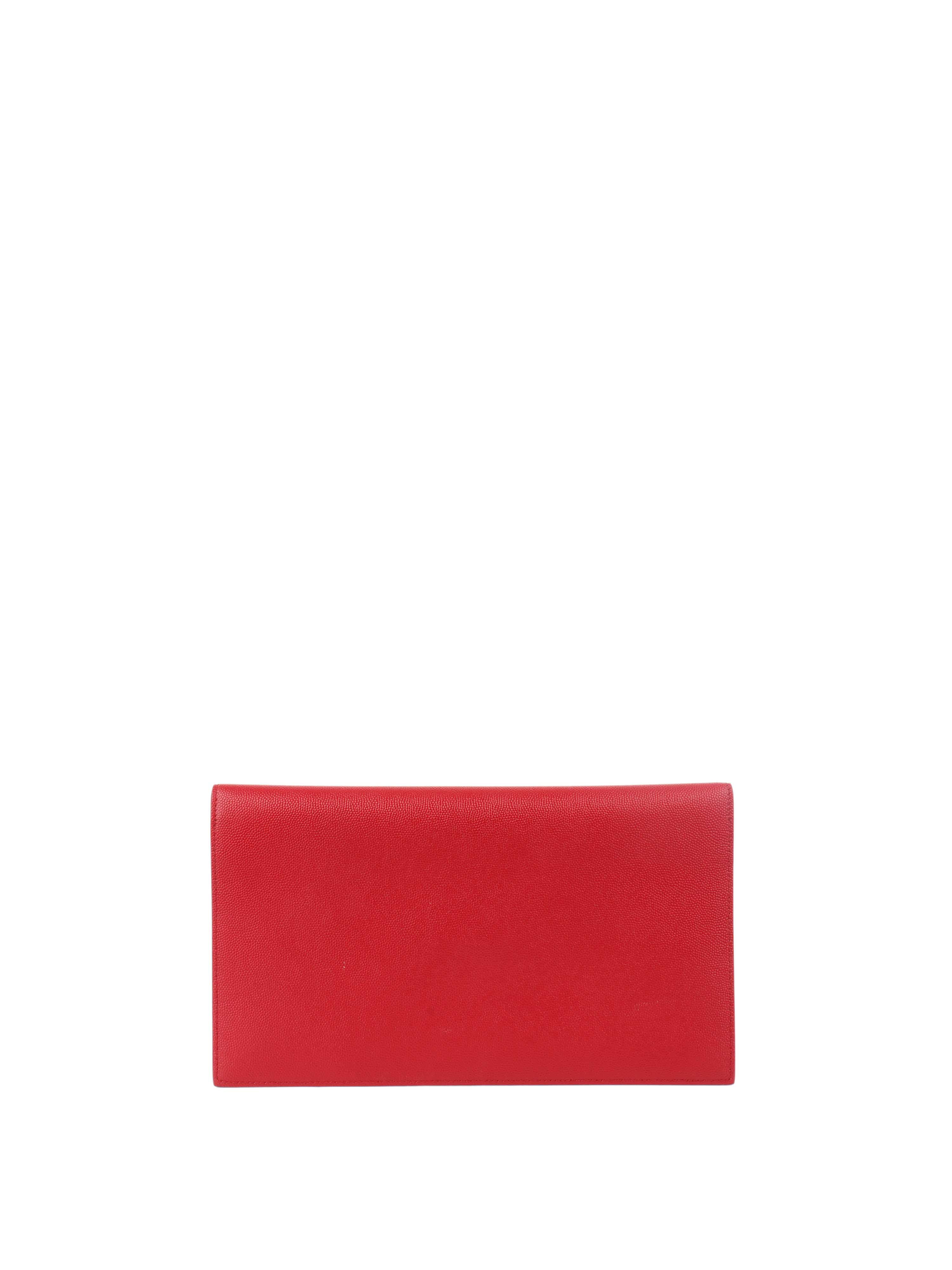 Saint Laurent Red Uptown Pouch.