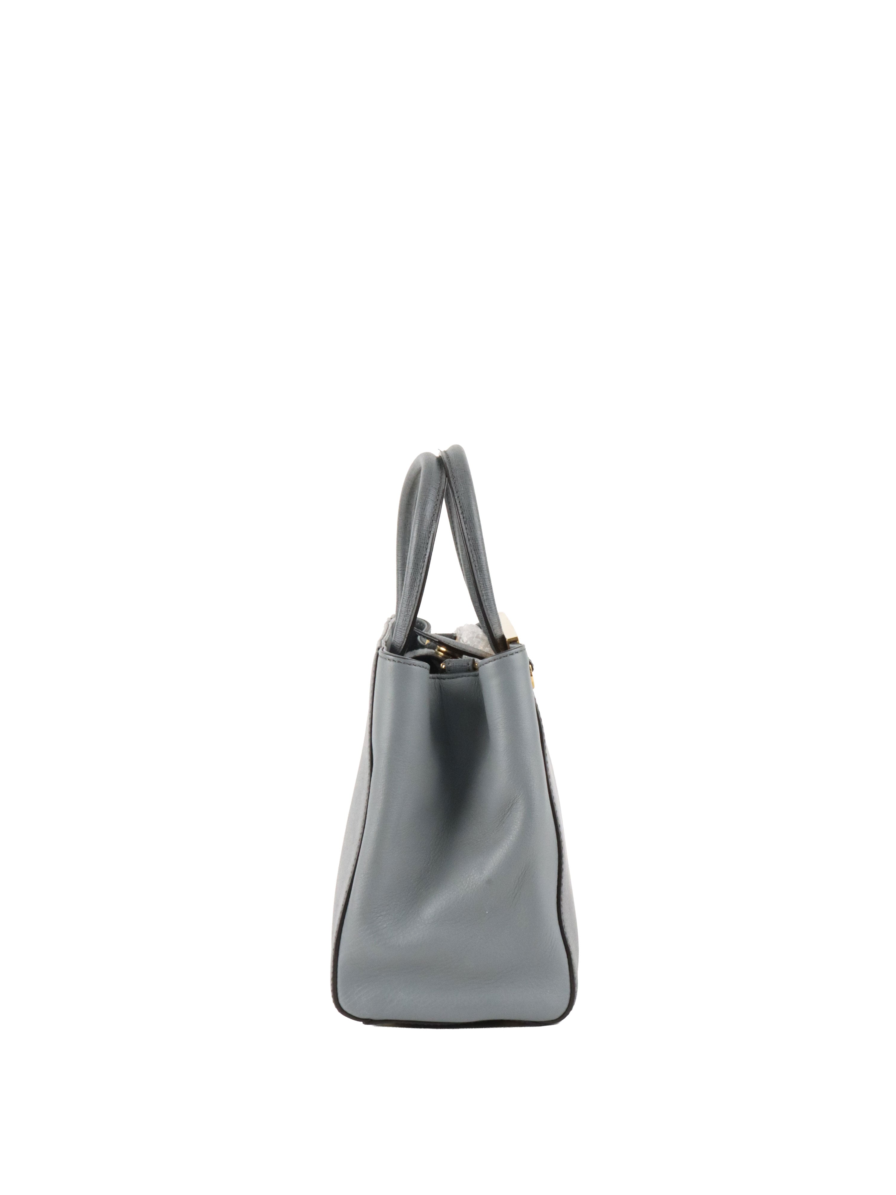 Fendi Small Grey Two Jours Bag