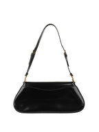 Prada Black Leather Shoulder Bag.
