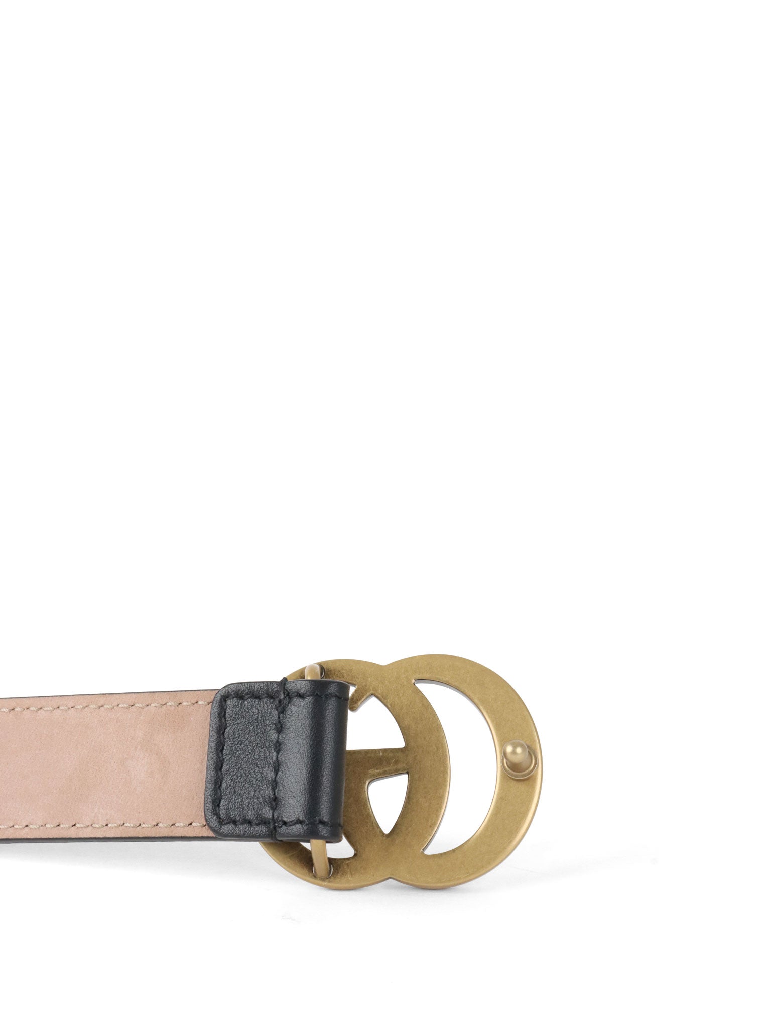 Gucci Children’s Thin GG Leather Belt