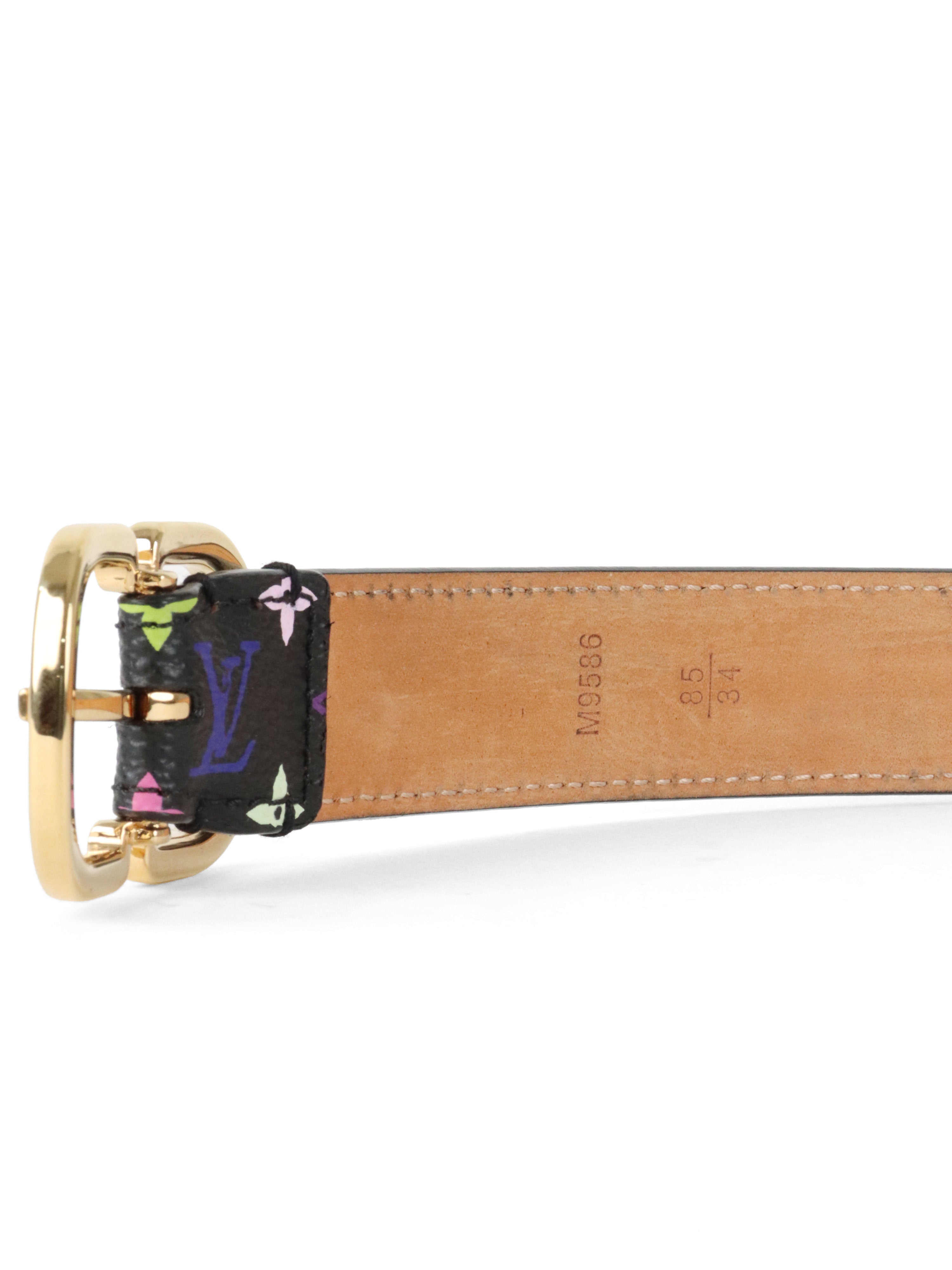 Louis Vuitton x Takashi Murakami Multicolour Belt .