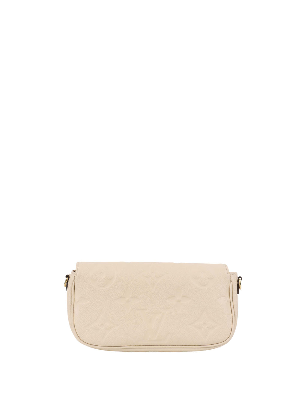 Louis Vuitton Cream Monogram Wallet on Chain Ivy.