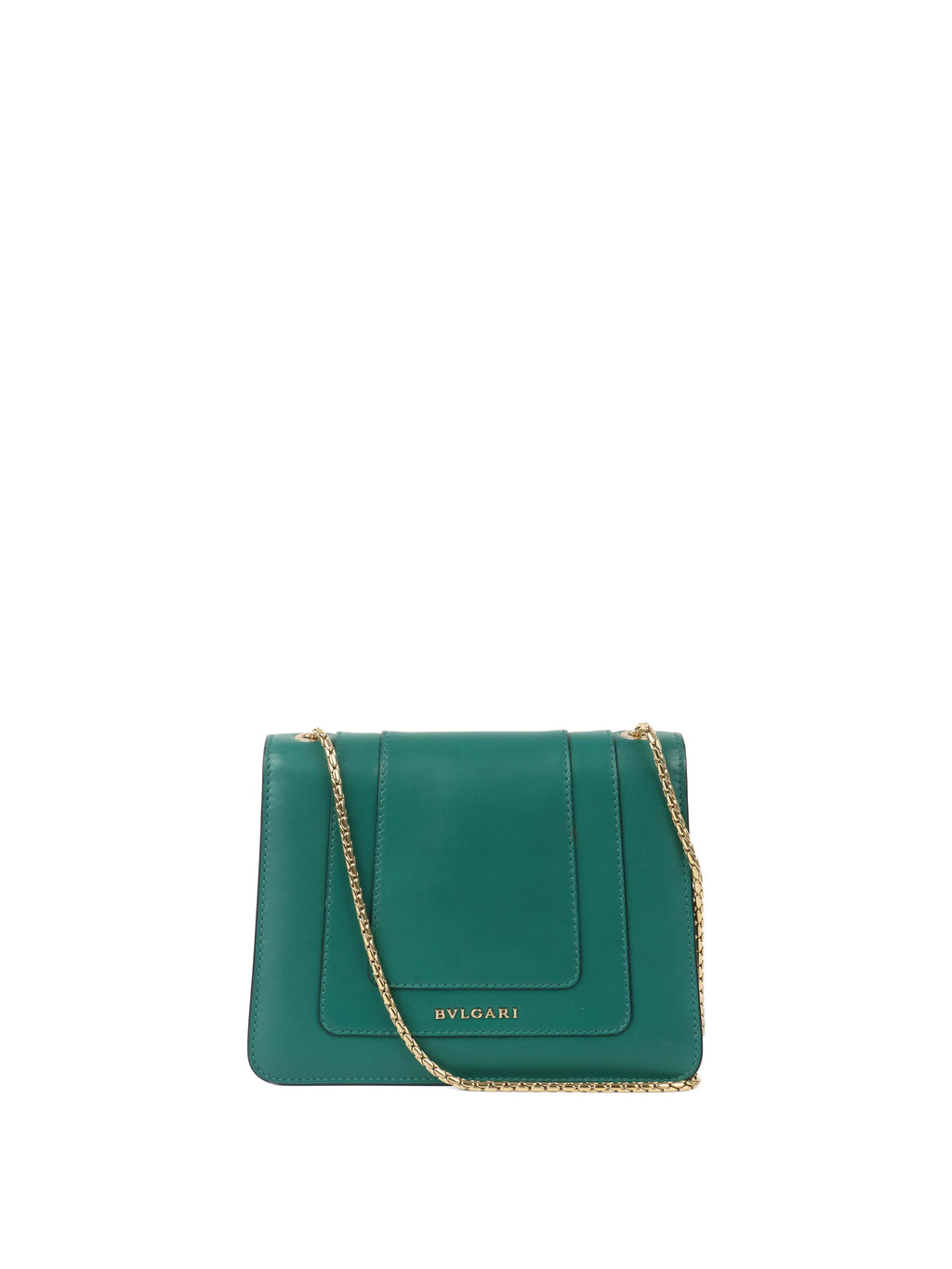 Bvlgari Serpenti Green Forever Chain Bag.