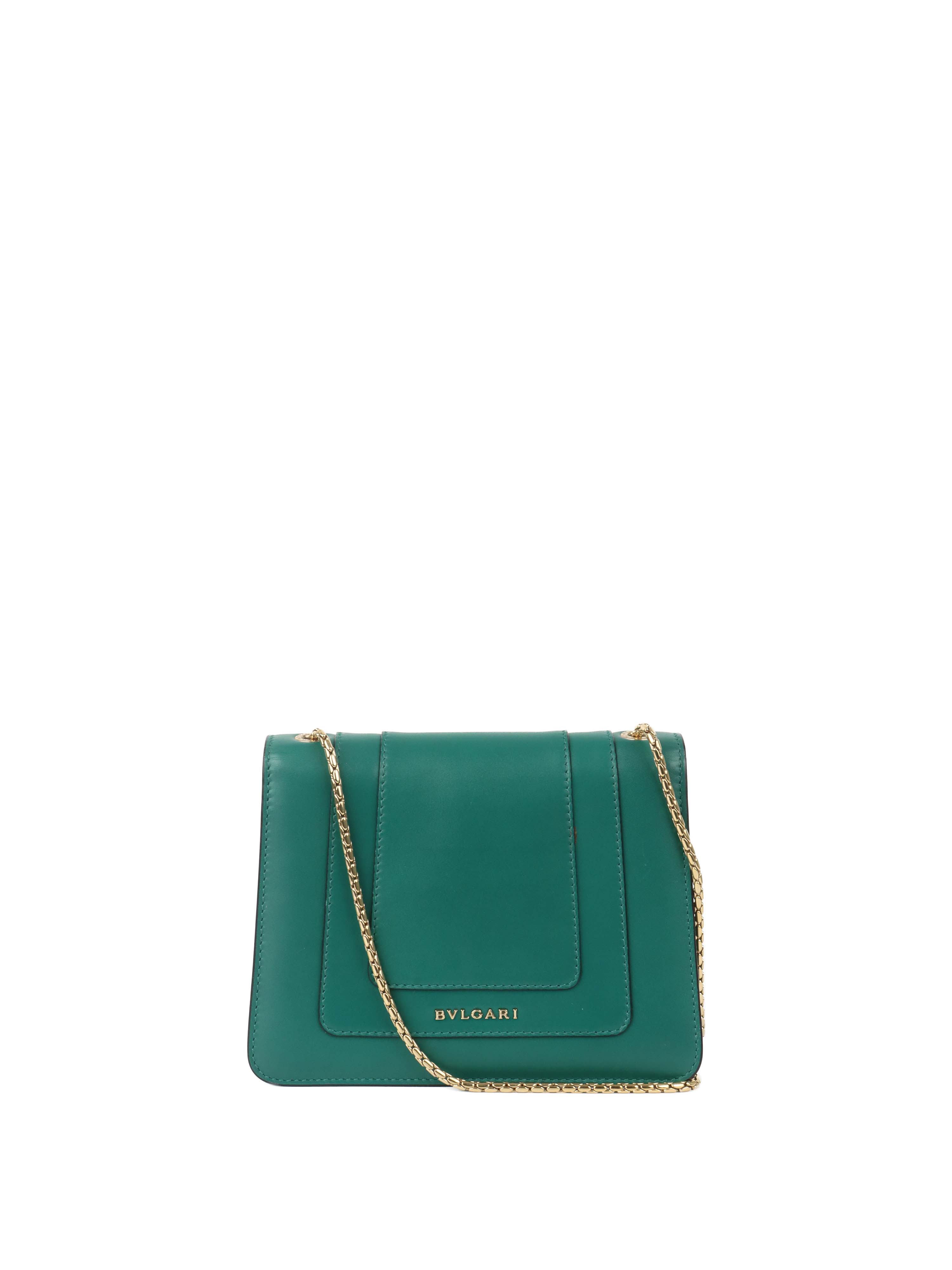 Bvlgari Serpenti Green Forever Chain Bag