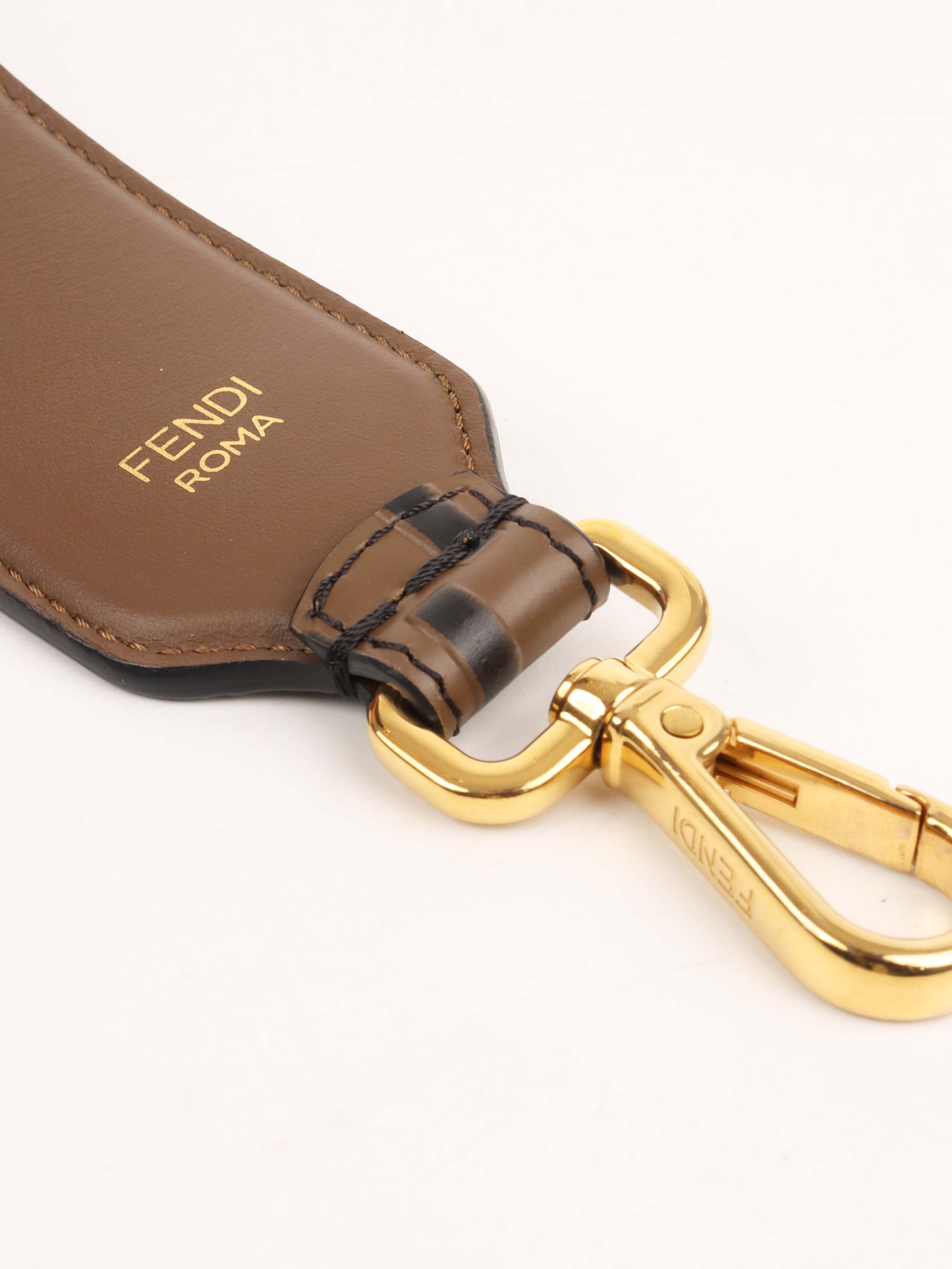 Fendi Brown Mini Shoulder Strap