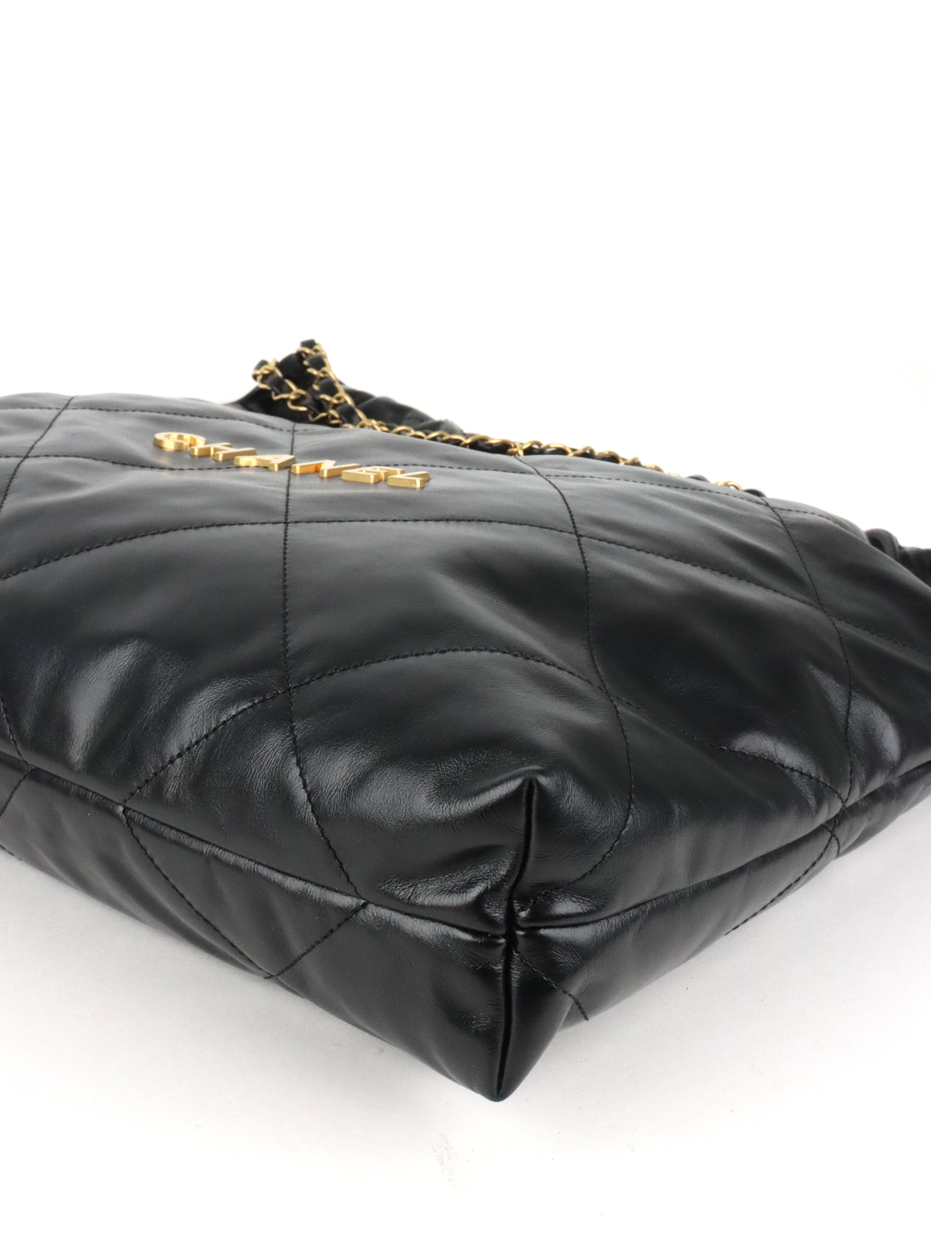 Chanel 22 Medium Black Bag.