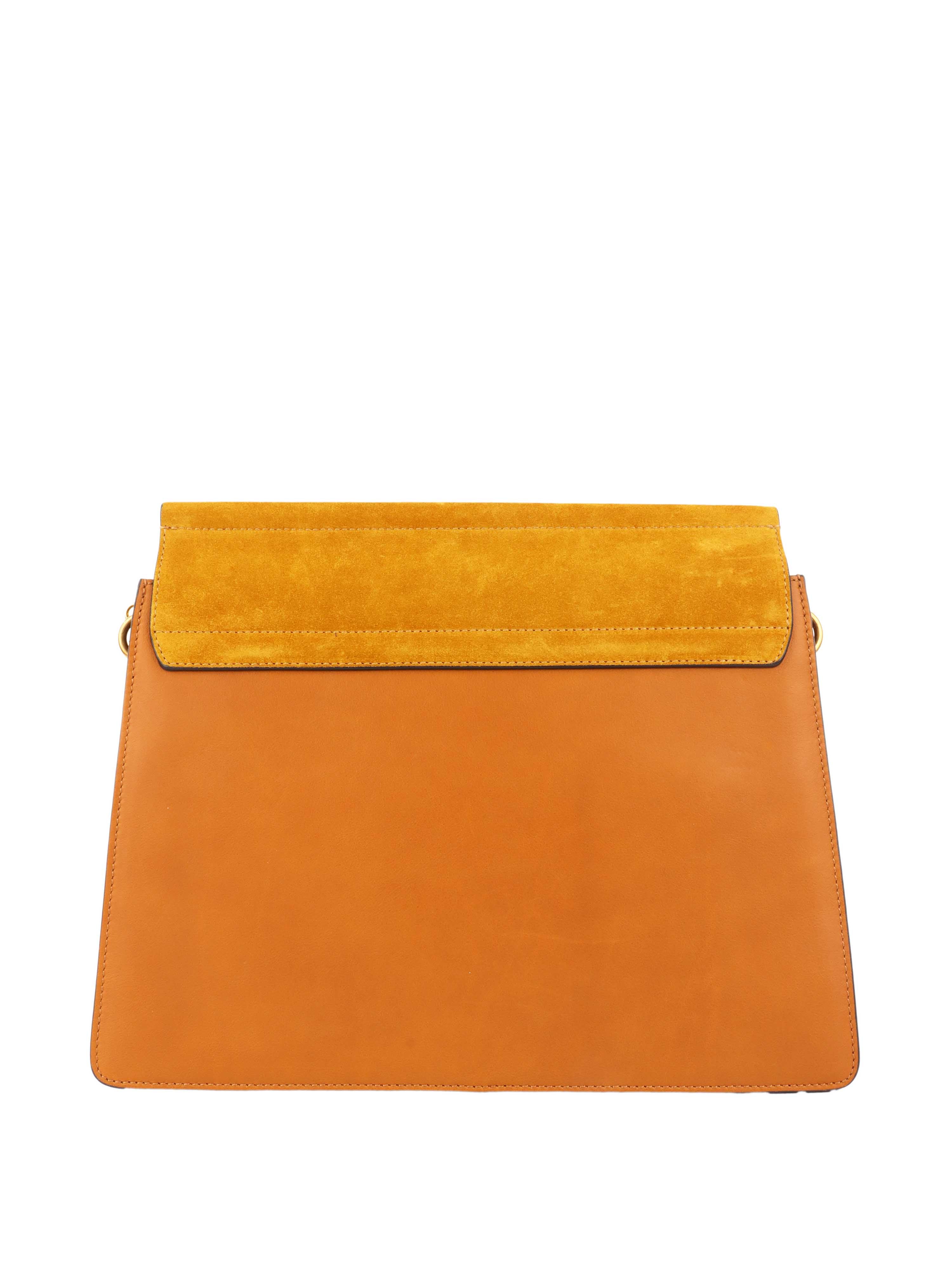 Chloe Medium Suede Mustard Faye Bag.