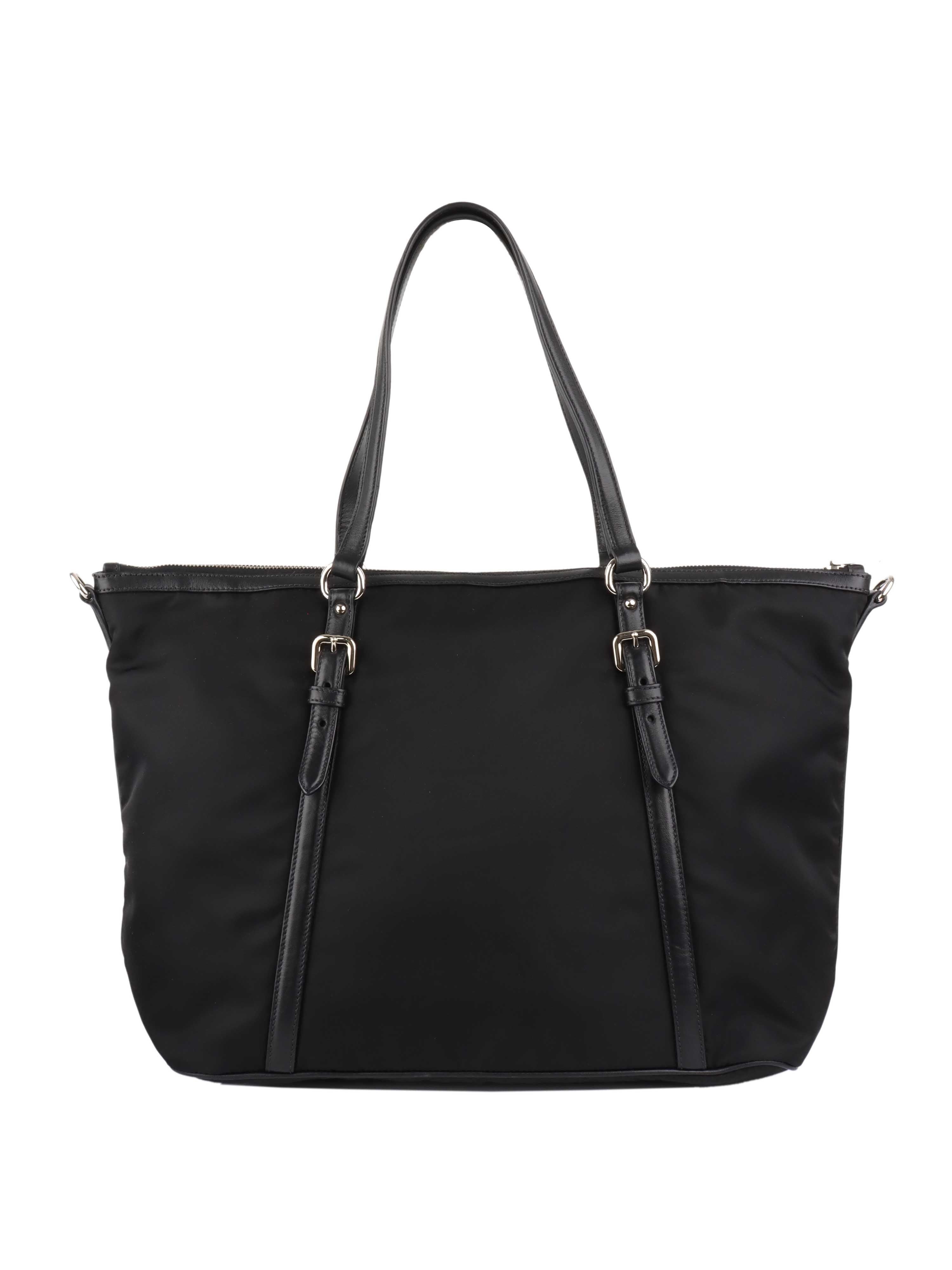 Prada Black Nylon Tote.