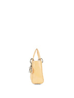 Dior Patent Beige Mini Lady Dior Bag SHW