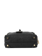 Louis Vuitton Black Monogram Empreinte Petite Malle Souple Bag.