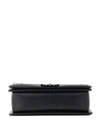 Chanel So Black Medium Lambskin Boy Bag.